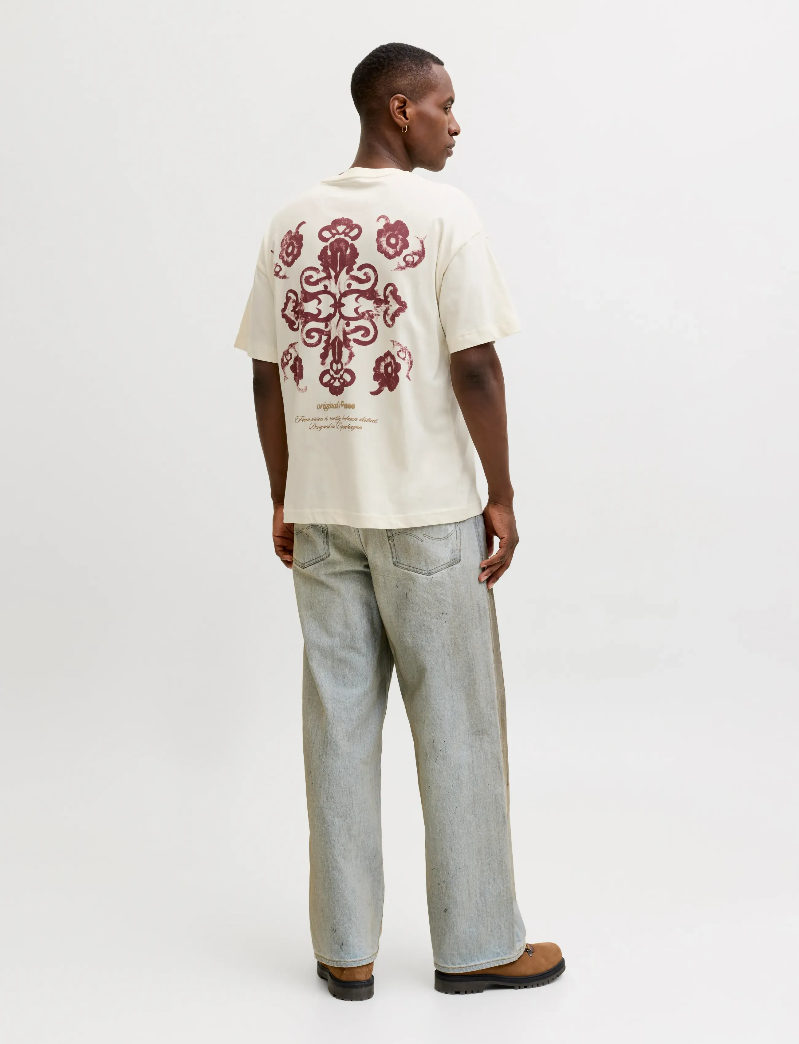 Jack & Jones - JORMONTAUK BACK GRAPHIC TEE SS 3PK MP - t-särkide multipakk - seagrass - 3
