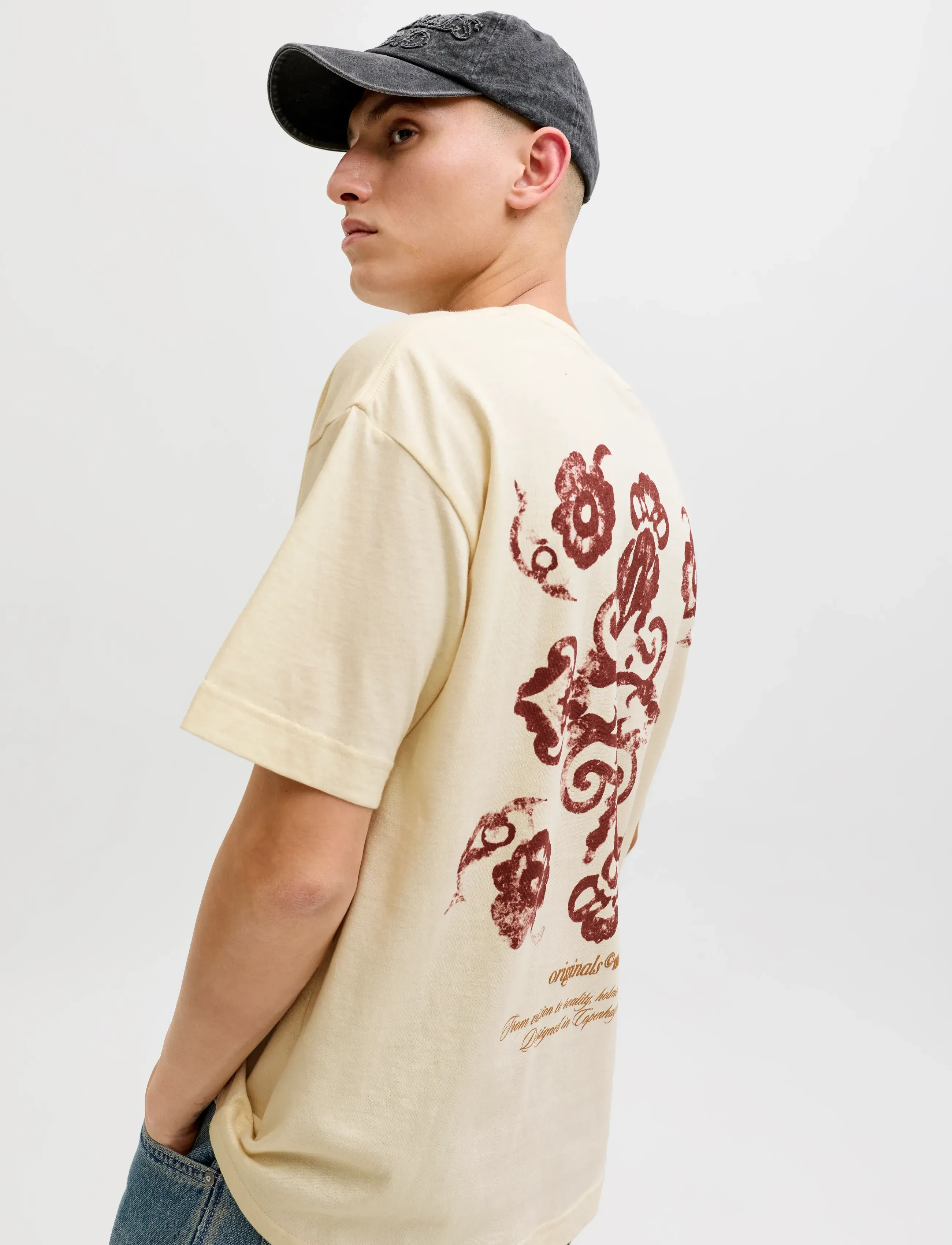 JACK & JONES Jormontauk Back Graphic Tee Ss 3Pk Mp t-shirts herr – bild 5