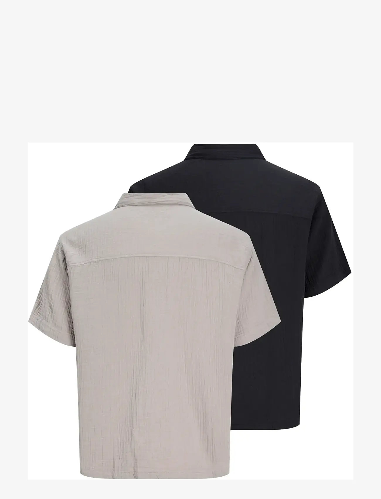 Jack & Jones - JORNANTUCKET DOUBL CLOTH SHIRT SS 2PK MP - short-sleeved shirts - vintage khaki - 2