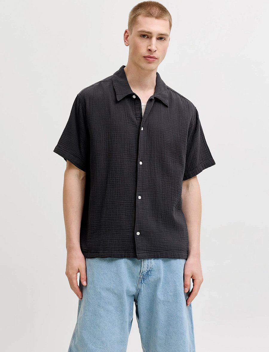 Jack & Jones - JORNANTUCKET DOUBL CLOTH SHIRT SS 2PK MP - kortærmede skjorter - vintage khaki - 5