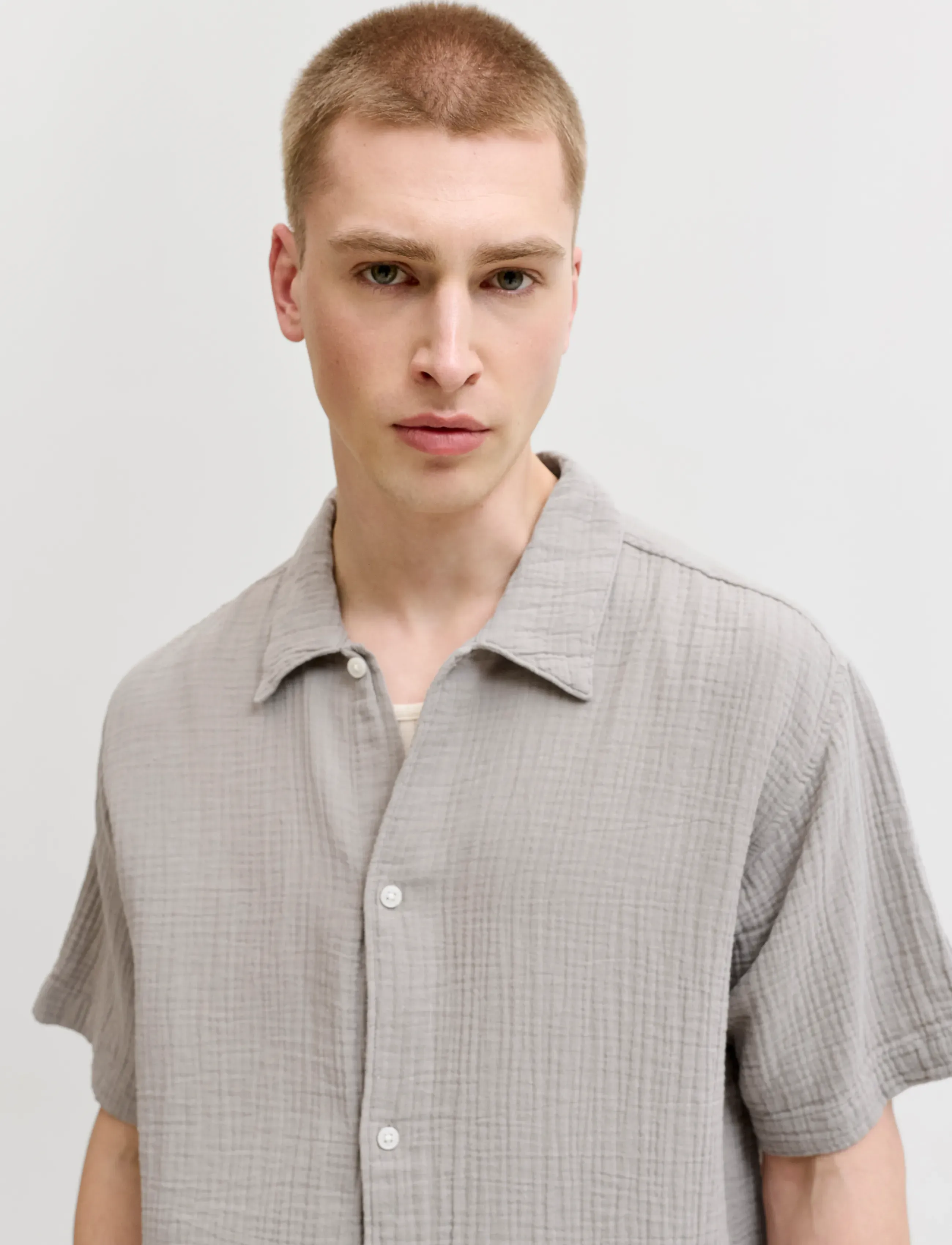 JACK & JONES Jornantucket Doubl Cloth Shirt Ss 2Pk Mp skjortor & blusar herr – bild 5