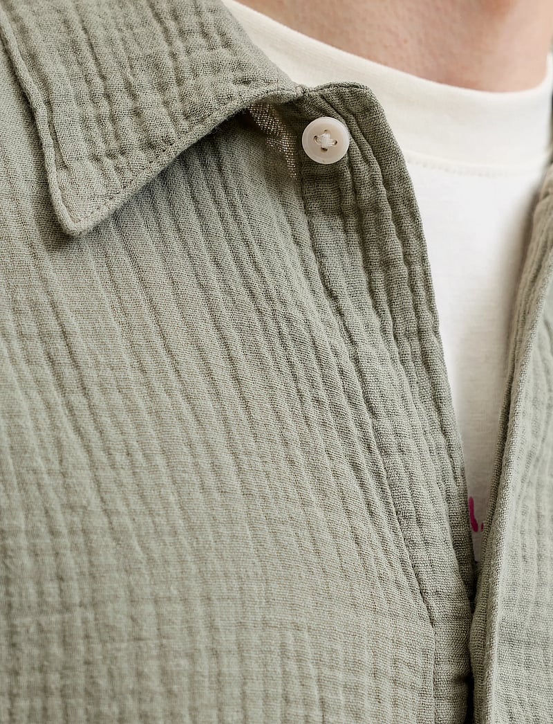 Jack & Jones - JORNANTUCKET CLOTH SHIRT SS SET PACK MP - casual shorts - seagrass - 4