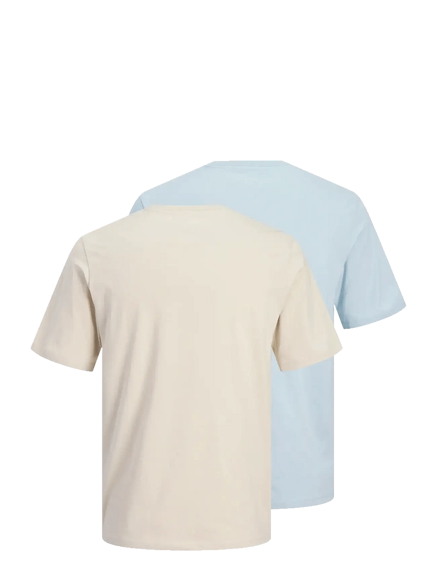 Jack & Jones - JJEPAULOS TEE SS CREW NECK 2PK MP - t-paidat monipakkauksessa - moonbeam - 2