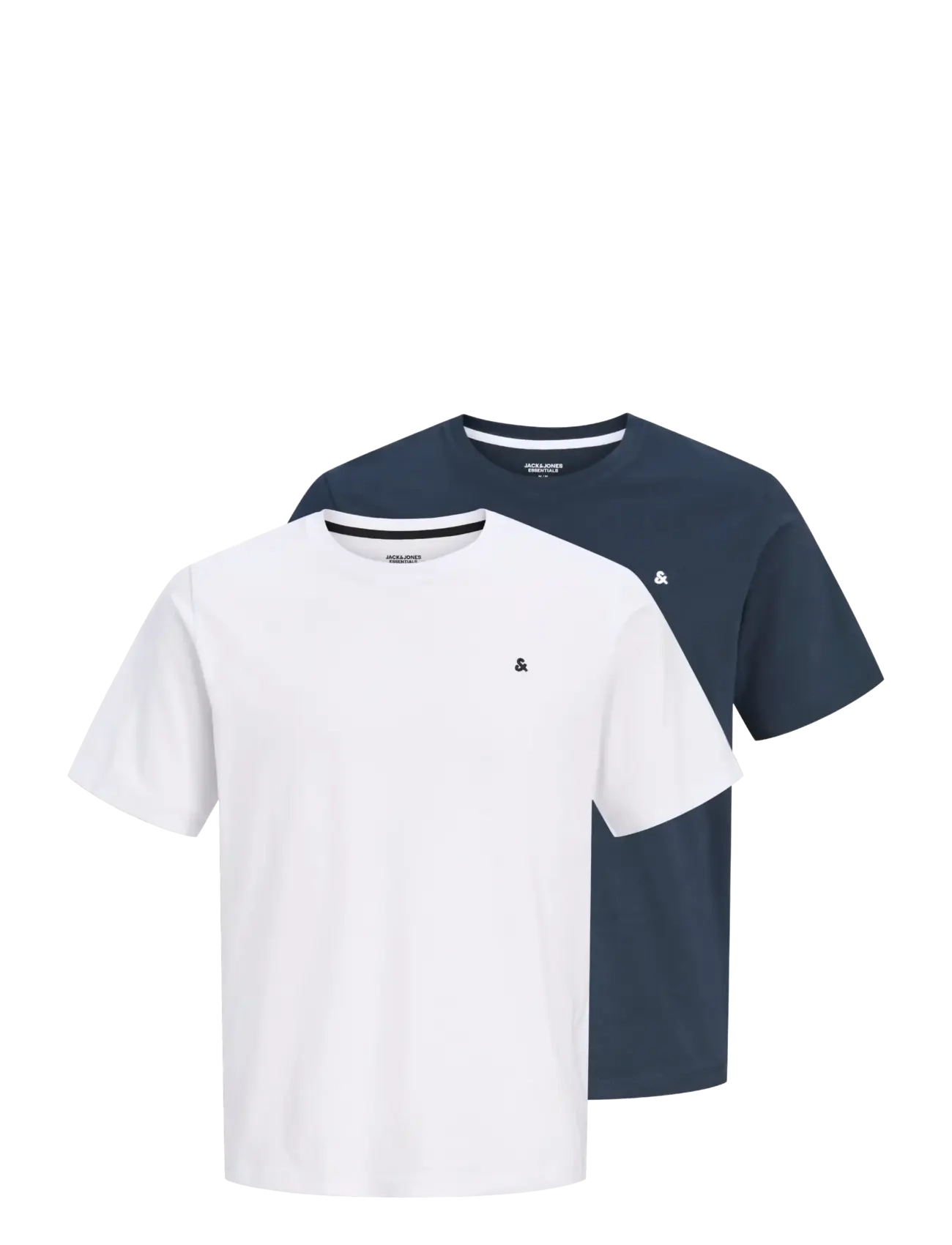 Jack & Jones JJEPAULOS TEE SS CREW NECK 2PK MP - T-shirts - WHITE / white
