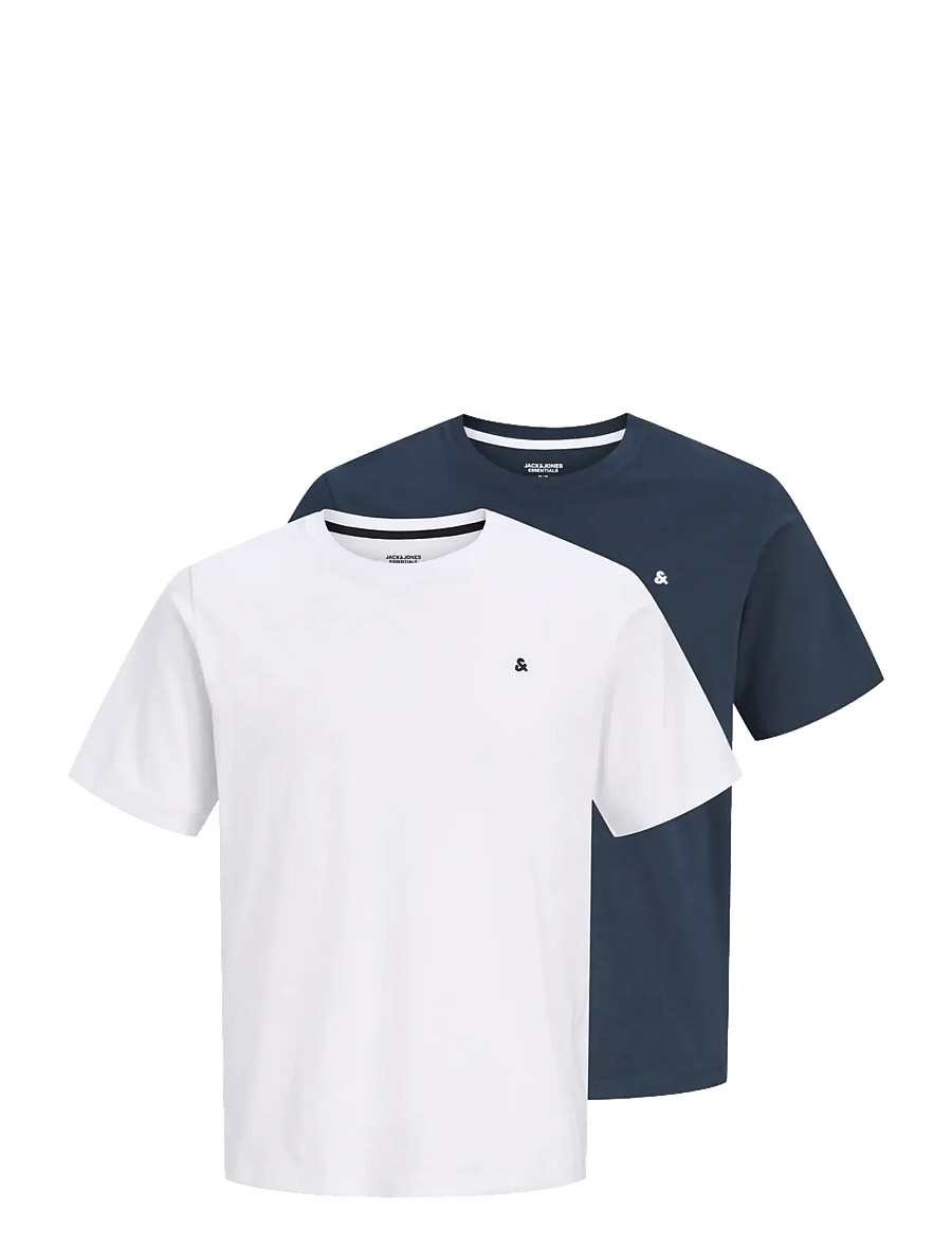 Jack & Jones - JJEPAULOS TEE SS CREW NECK 2PK MP - t-shirts im multipack - white - 1