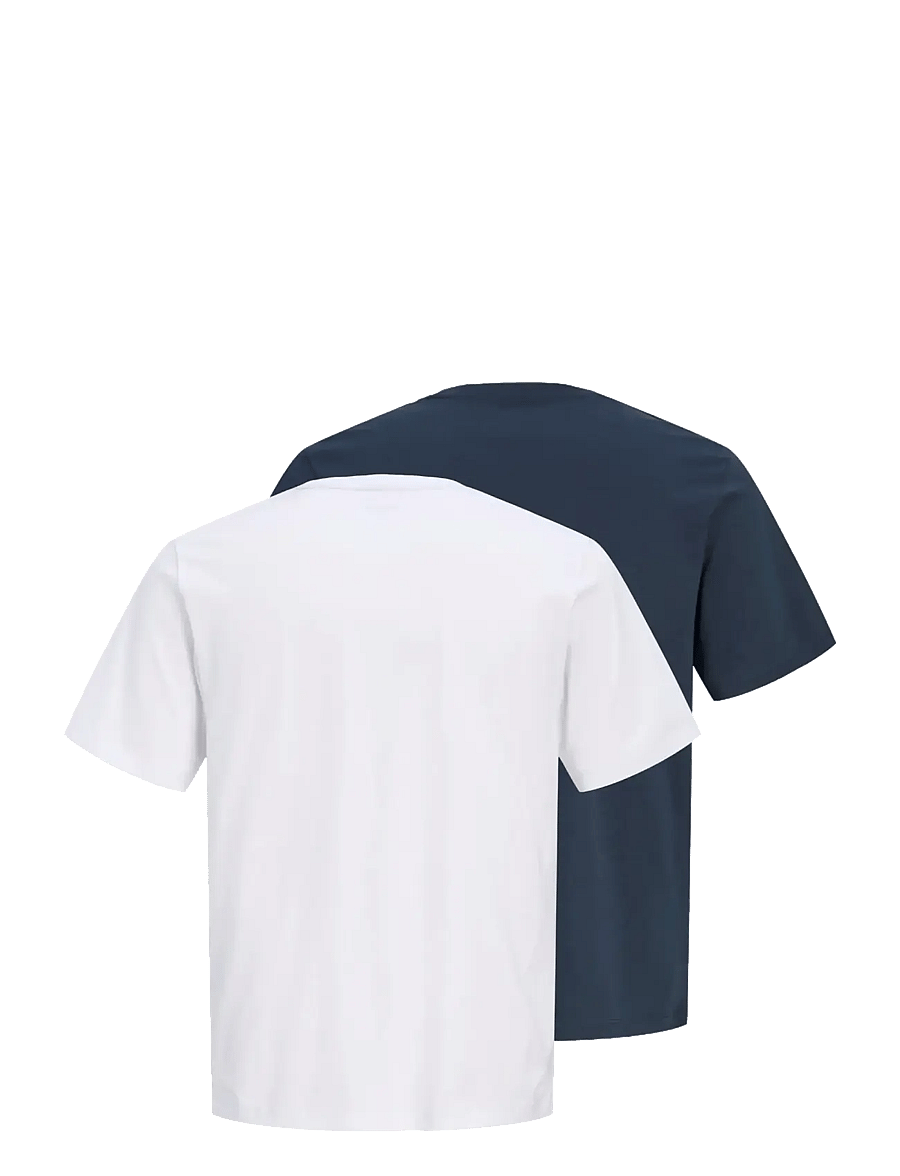 Jack & Jones - JJEPAULOS TEE SS CREW NECK 2PK MP - t-shirts im multipack - white - 2