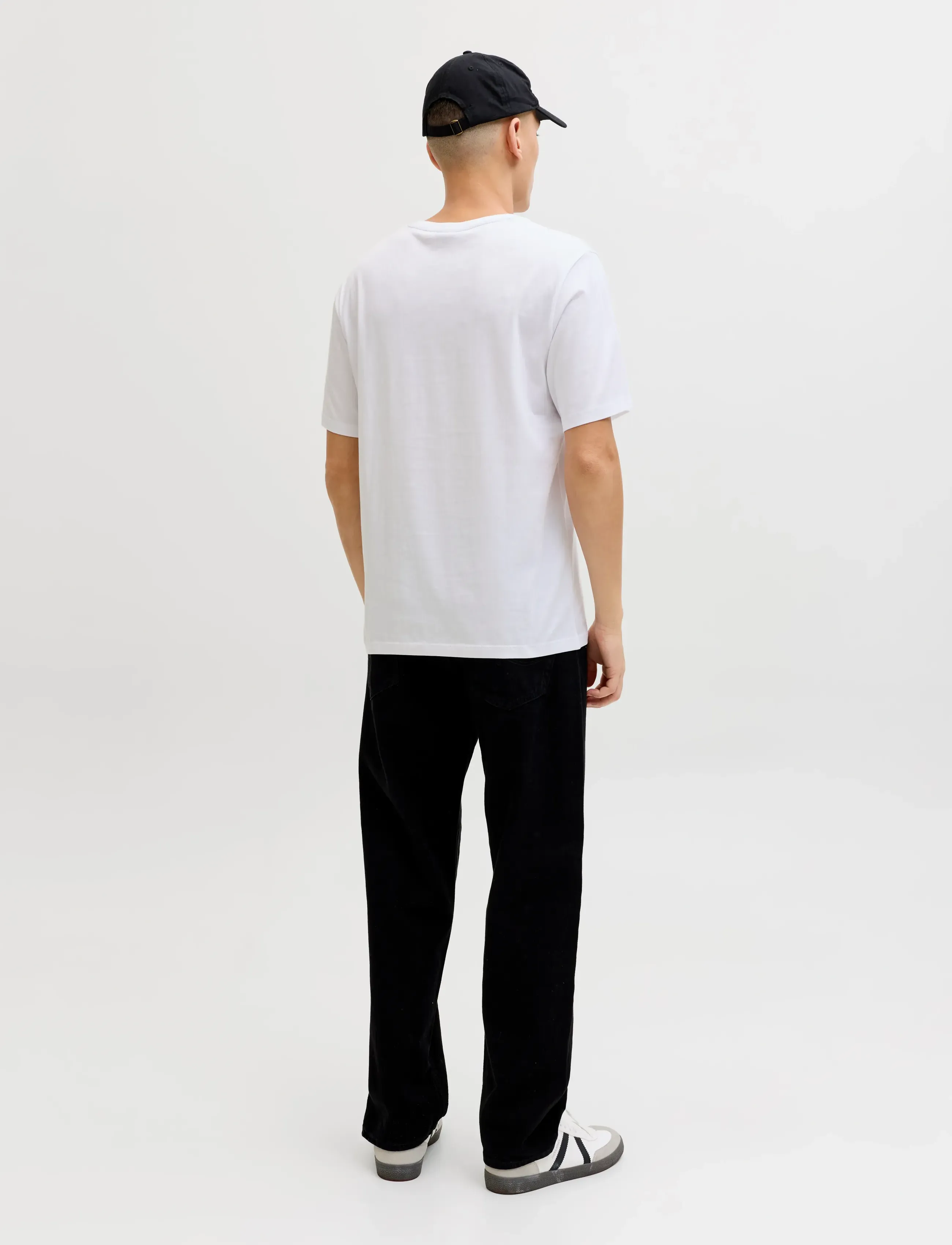 Jack & Jones - JJEPAULOS TEE SS CREW NECK 2PK MP - multipack t-shirts - white - 3