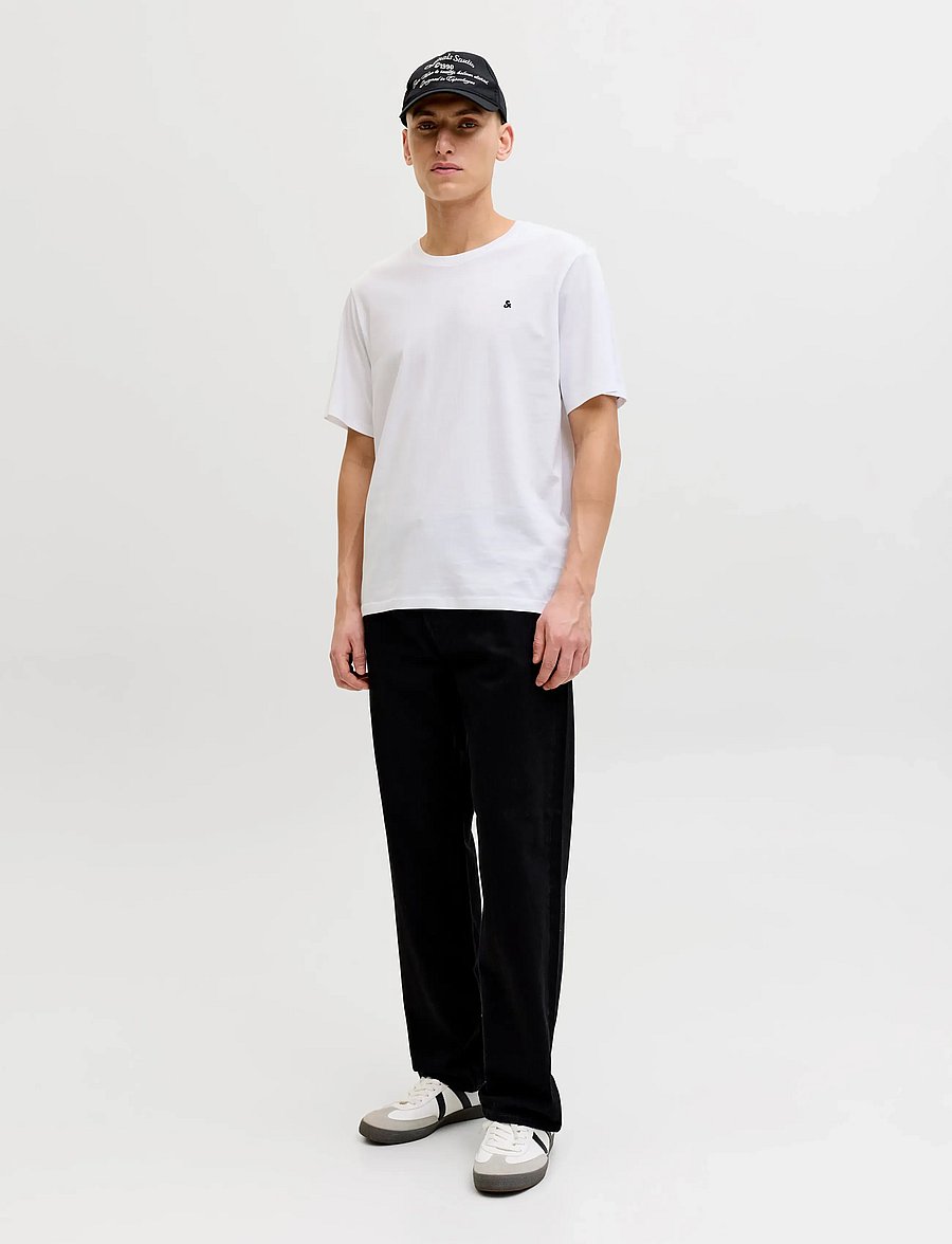 Jack & Jones - JJEPAULOS TEE SS CREW NECK 2PK MP - t-shirts im multipack - white - 4