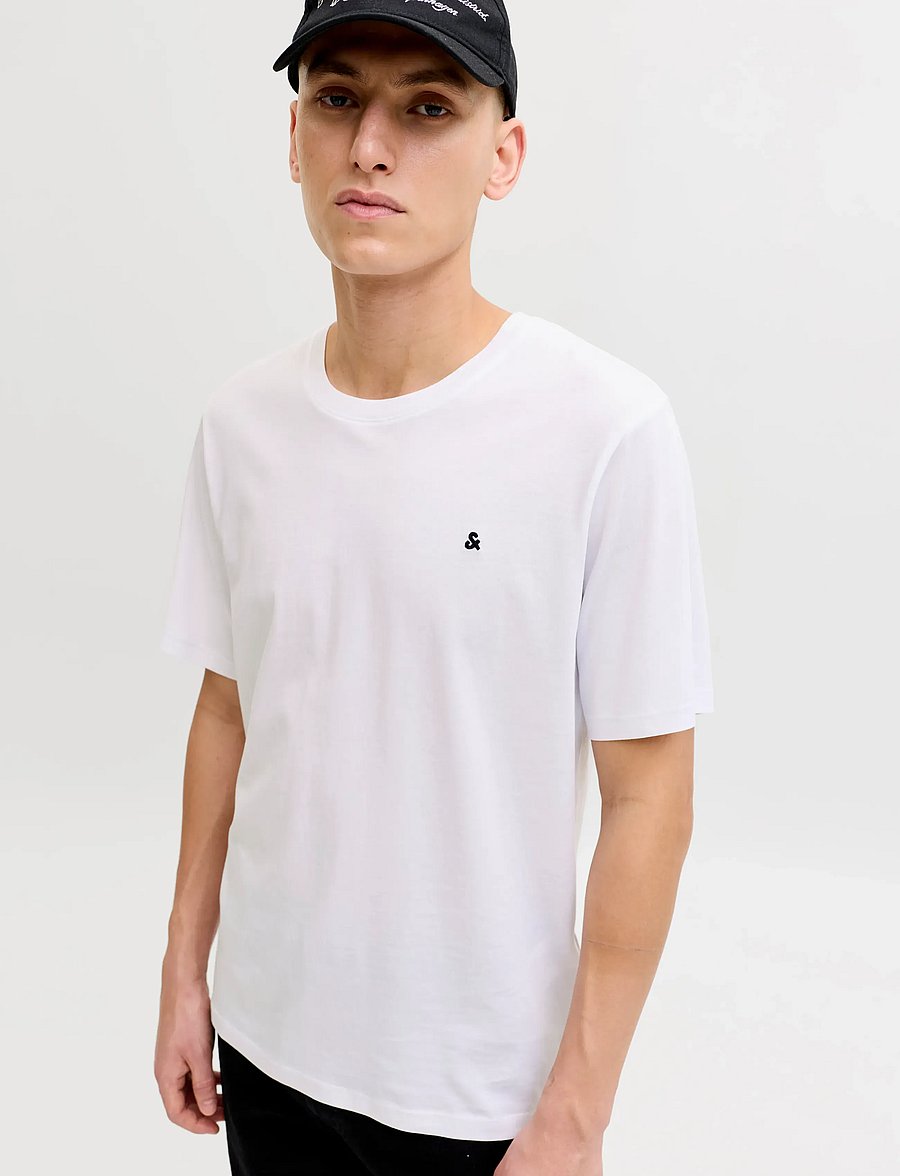 Jack & Jones - JJEPAULOS TEE SS CREW NECK 2PK MP - t-shirts im multipack - white - 5