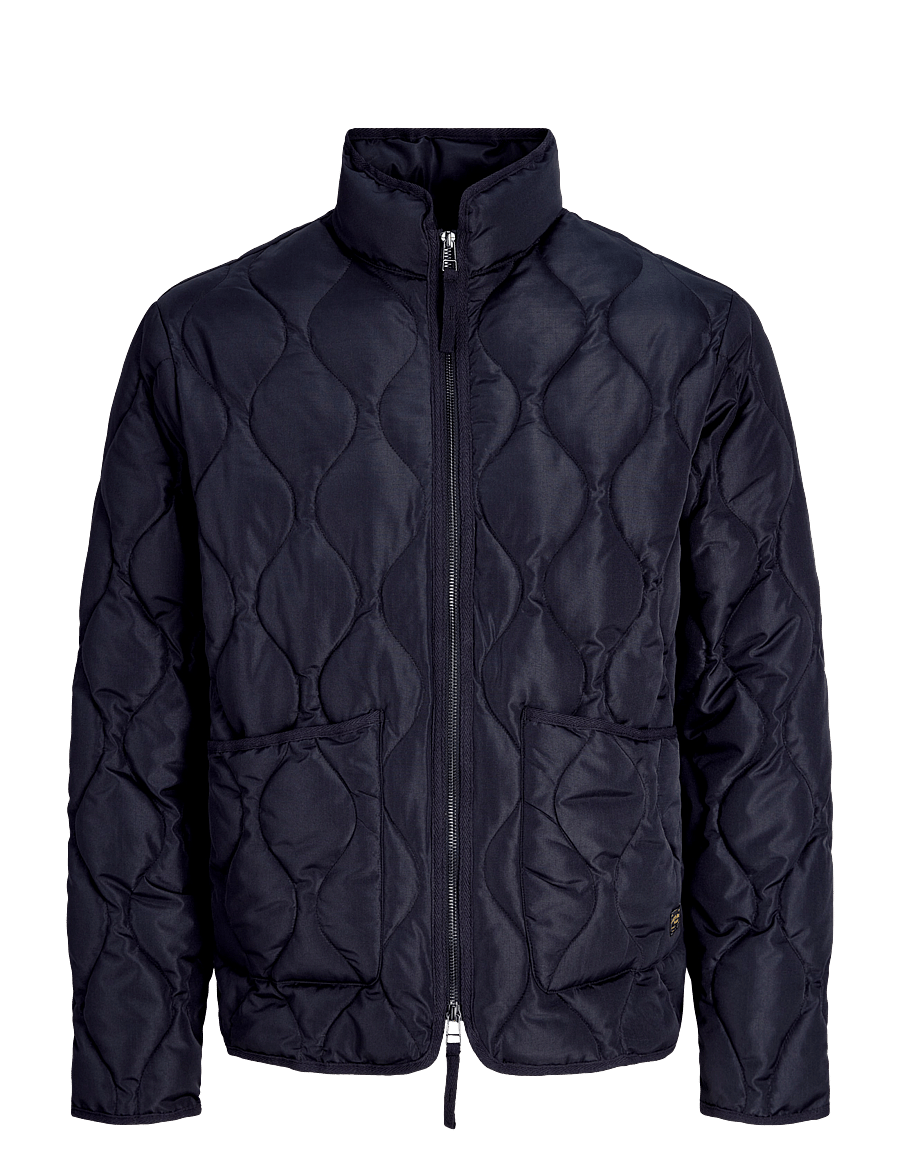 Jack & Jones - JPRBLUCLYDE QUILTED JACKET - frühlingsjacken - dark navy - 0