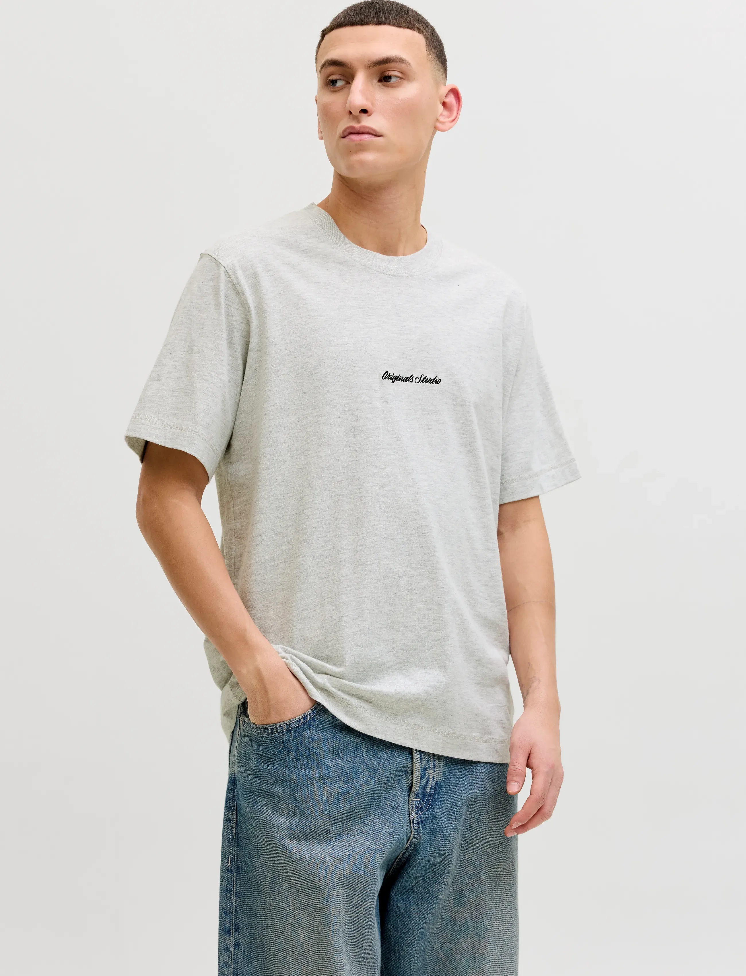 Jack & Jones JORNORREBRO EMB TEE SS CN 5PK MP - Multipack T-shirts - BRIGHT WHITE / white