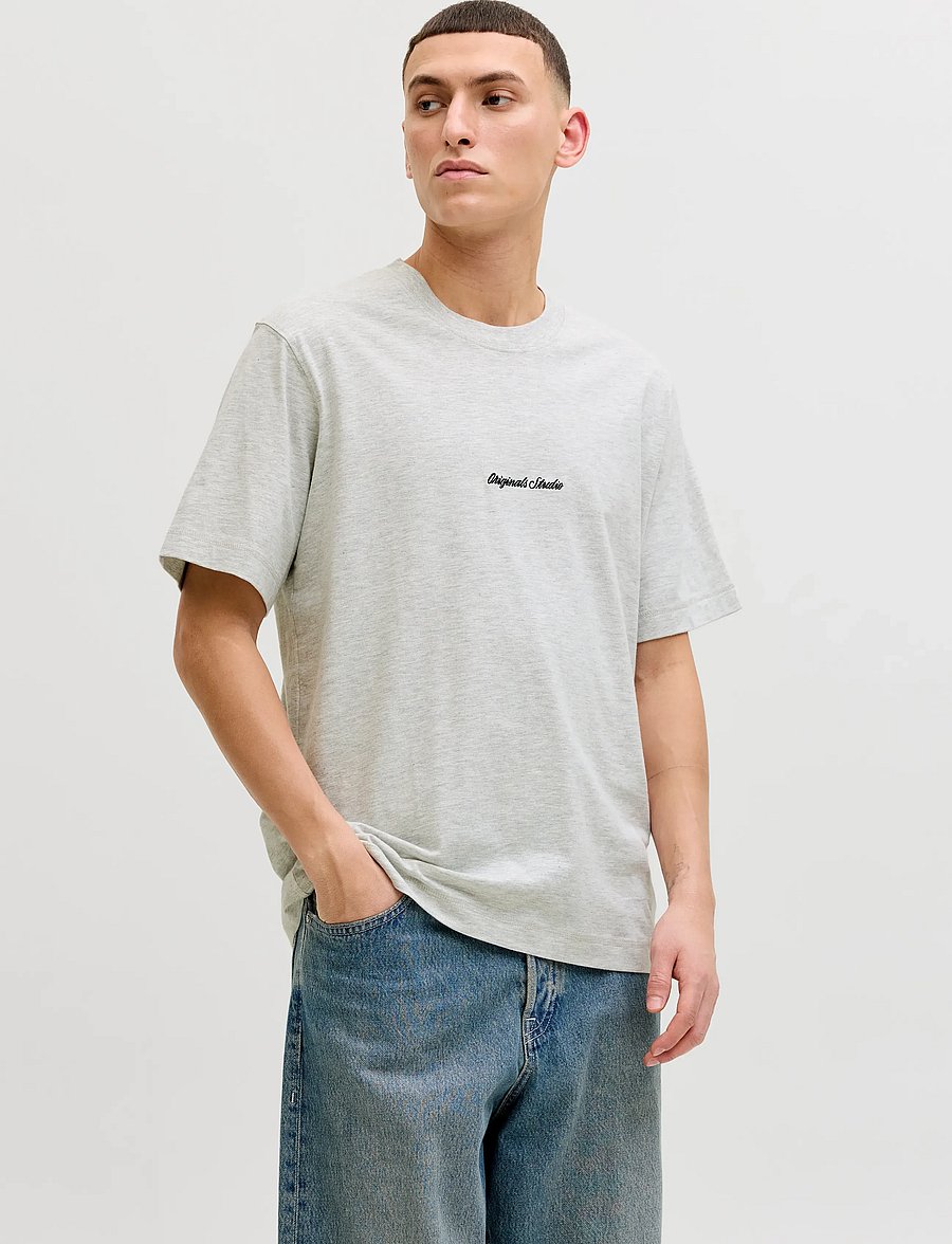 Jack & Jones - JORNORREBRO EMB TEE SS CN 5PK MP - lot de plusieurs t-shirts - bright white - 0