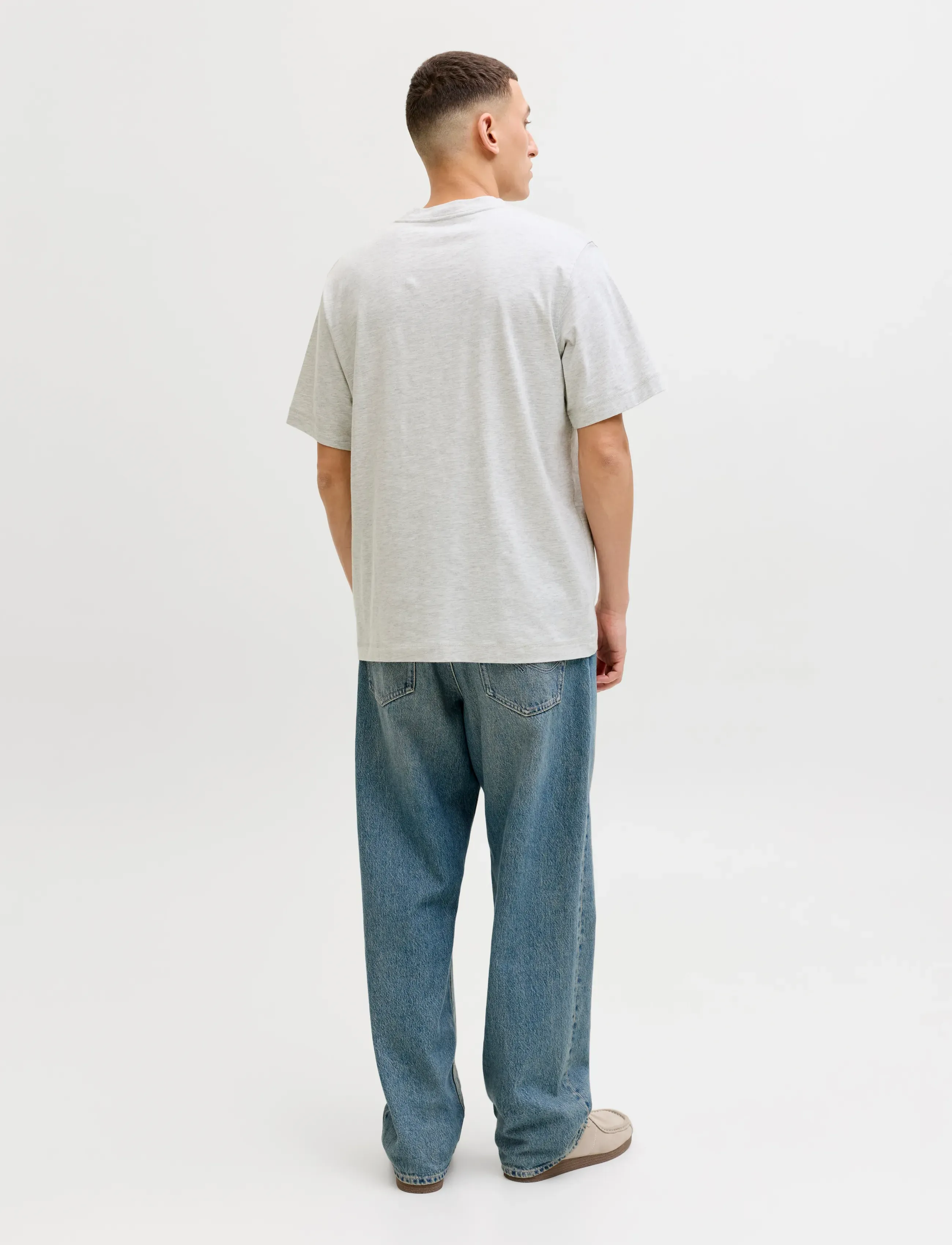 Jack & Jones - JORNORREBRO EMB TEE SS CN 5PK MP - lot de plusieurs  t-shirts - bright white - 3