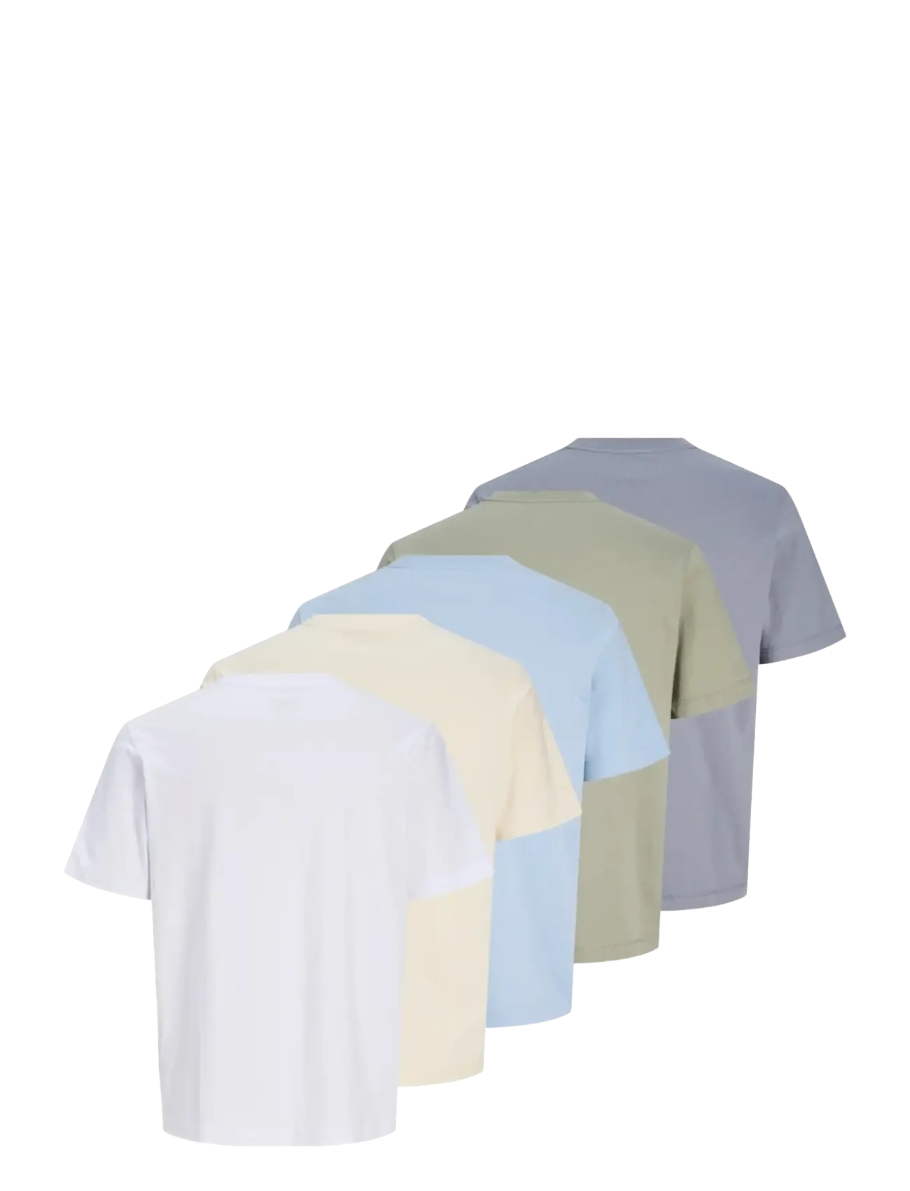 Jack & Jones - JORNORREBRO EMB TEE SS CN 5PK MP - multipack t-shirts - seagrass - 2