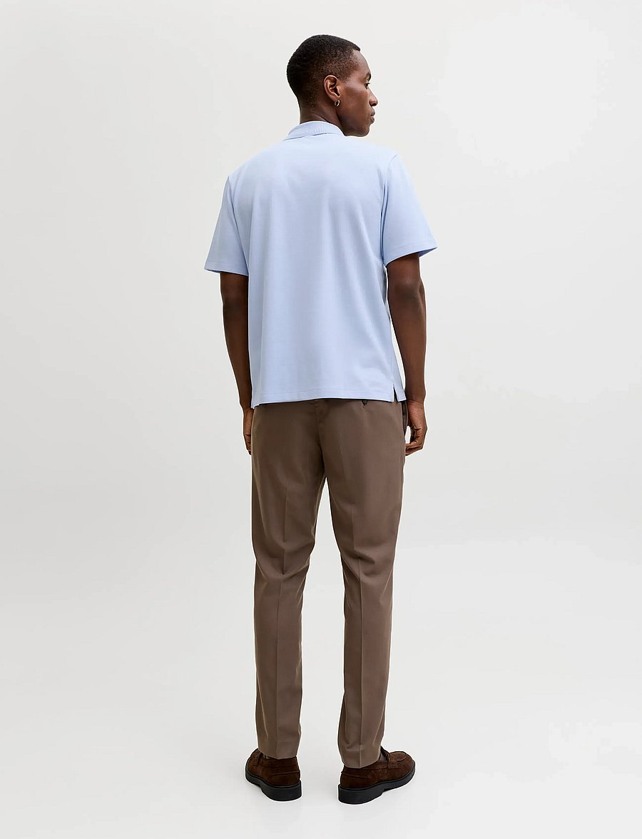 Jack & Jones - JPRBLAETHAN SS ZIP POLO 2PK MP - lühikeste varrukatega polod - chambray blue - 1