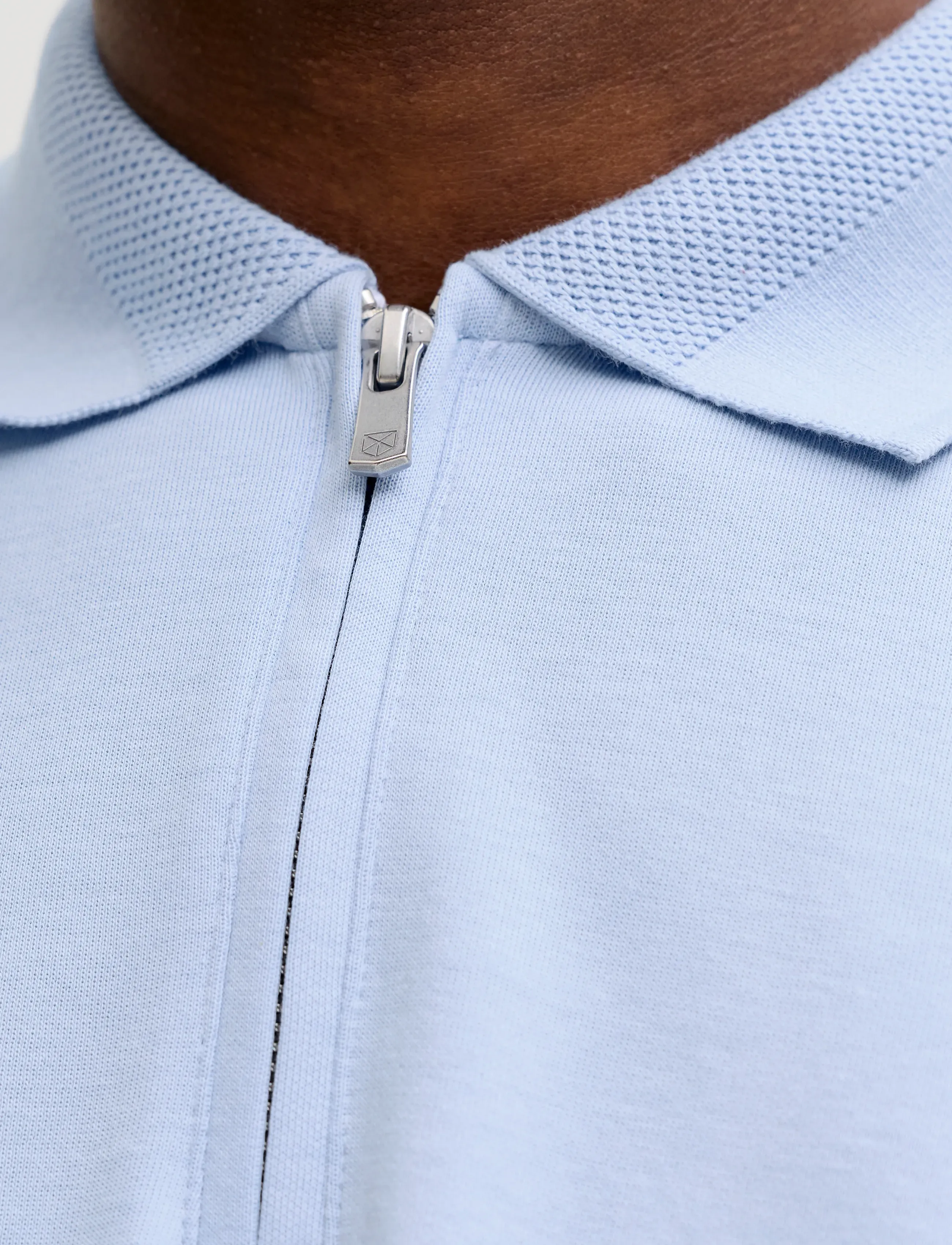 Jack & Jones - JPRBLAETHAN SS ZIP POLO 2PK MP - lühikeste varrukatega polod - chambray blue - 4