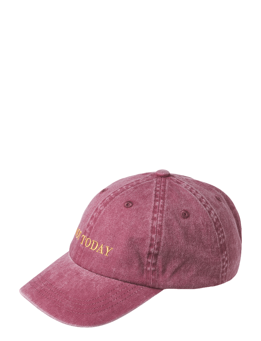 Jack & Jones - JACSOFT BASE LOGO WASHED CAP SN - kappen - windsor wine - 0