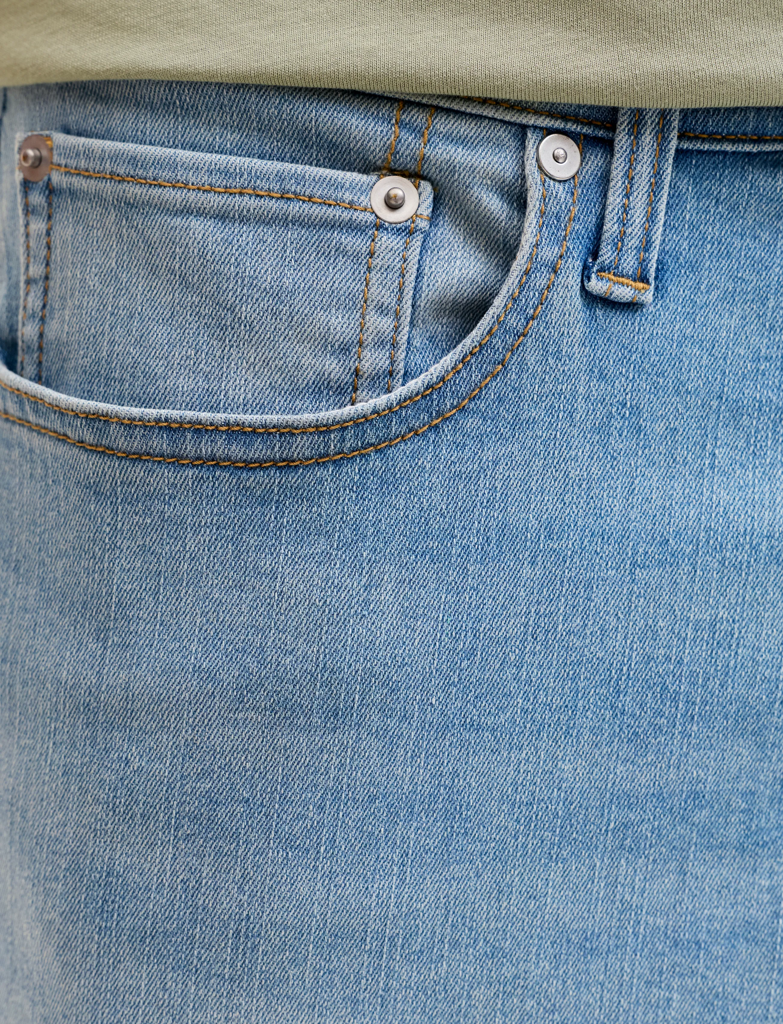 Jack & Jones - JJIRICK JJORIGINAL SHORTS AT 999 2 PK MP - jorts - blue denim - 4