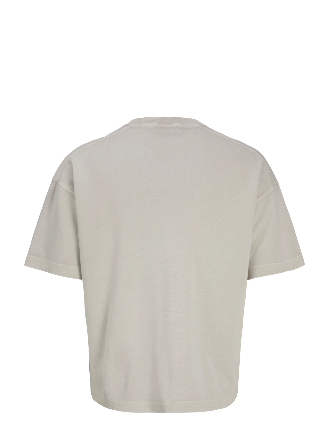 Jack & Jones - JCOTRACE WASHED TEE SS CN - kortærmede t-shirts - dove - 1