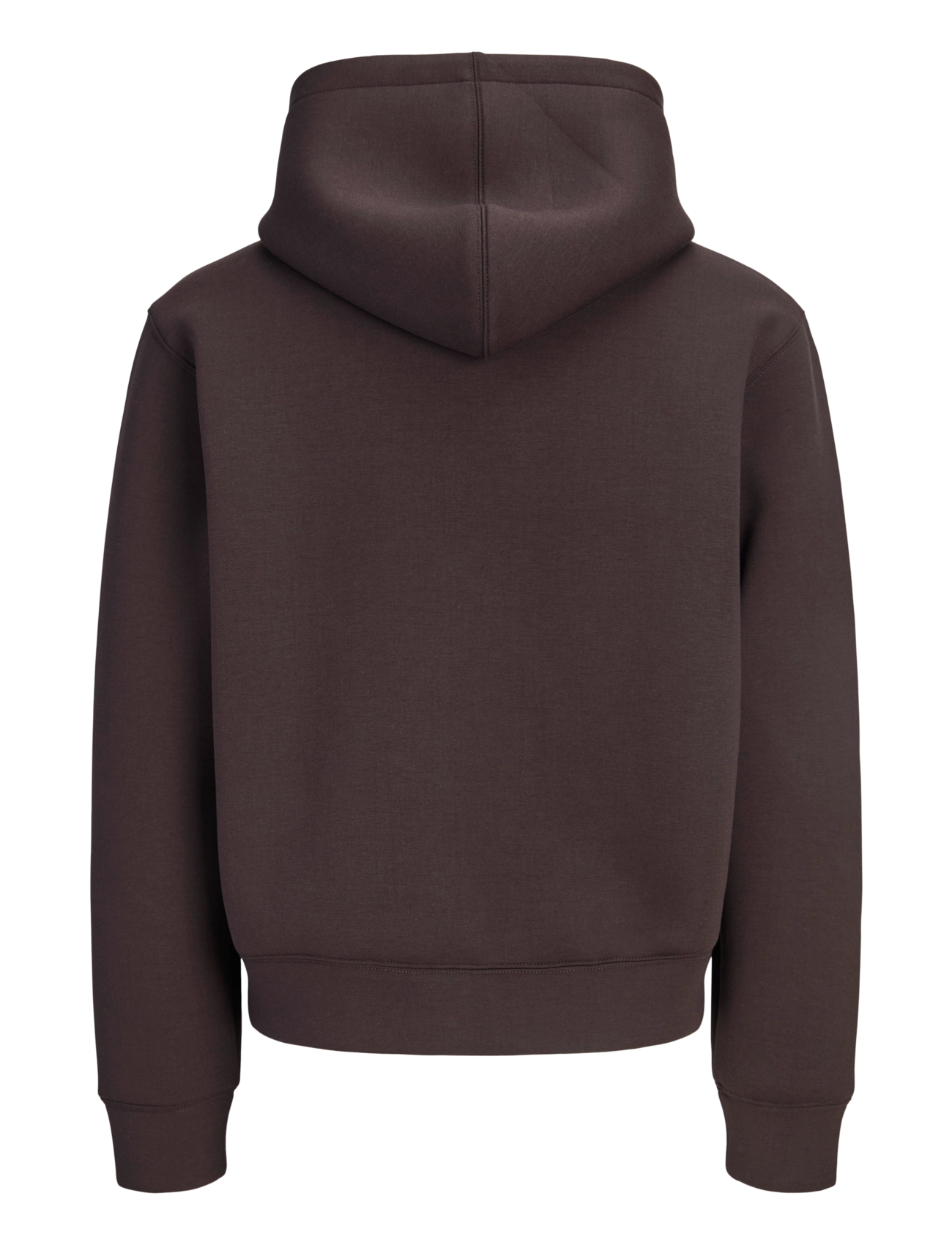 Jack & Jones - JCOLEGACY SWEAT SCUBA ZIP HOOD NOOS - kapuzenpullover - chocolate torte - 1