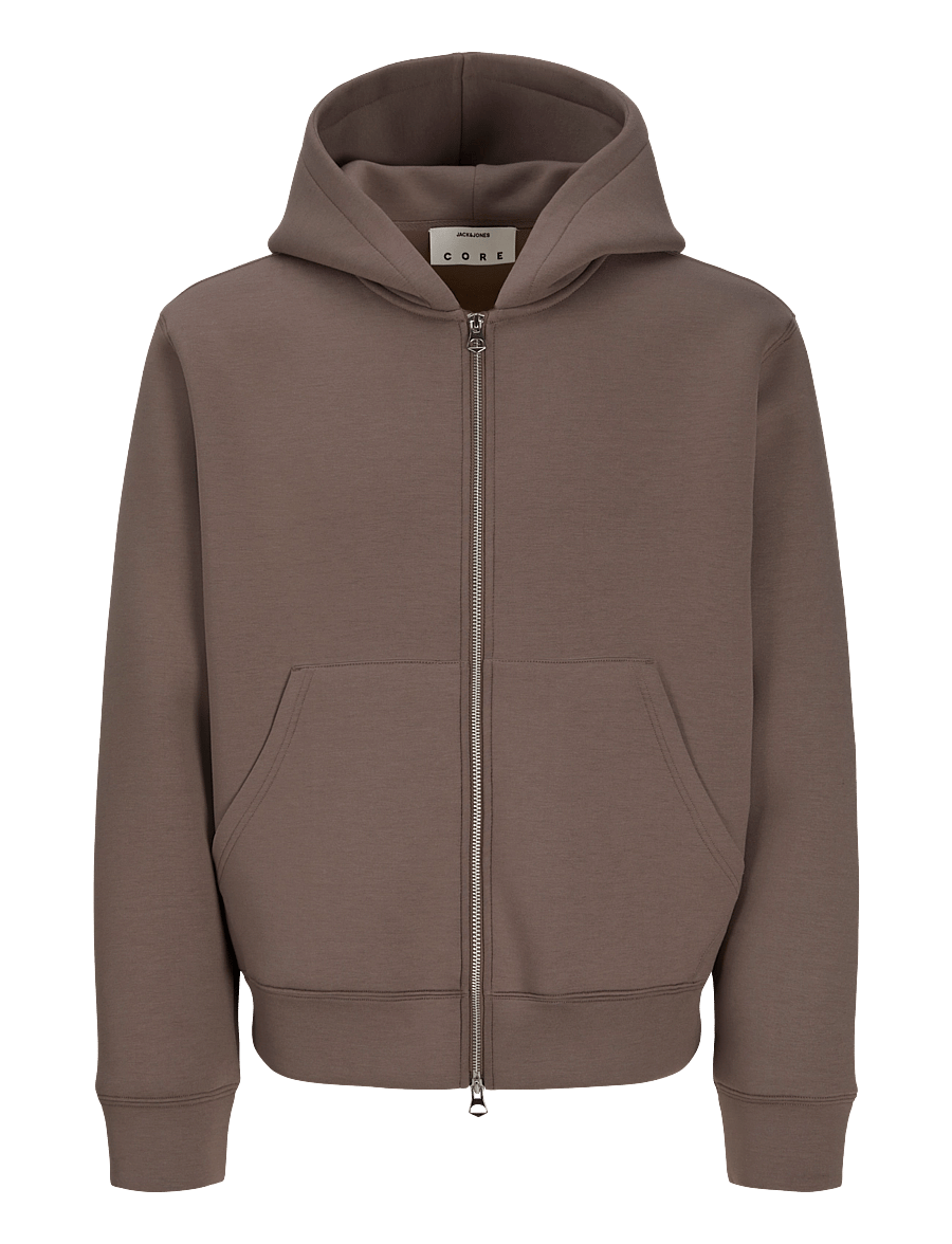 Jack & Jones - JCOLEGACY SWEAT SCUBA ZIP HOOD NOOS - hættetrøjer - falcon - 1