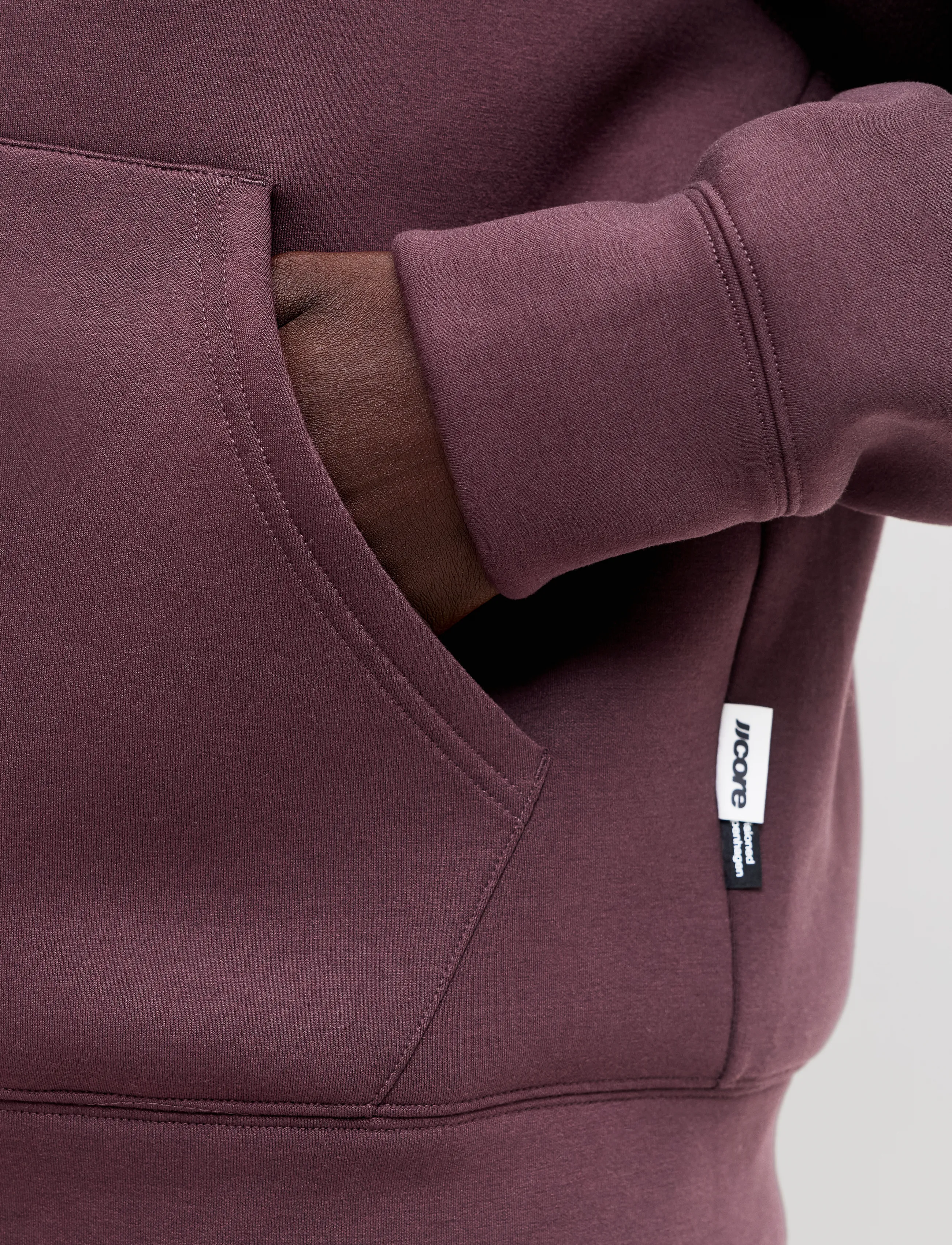 Jack & Jones - JCOLEGACY SWEAT SCUBA ZIP HOOD NOOS - fudge - 5