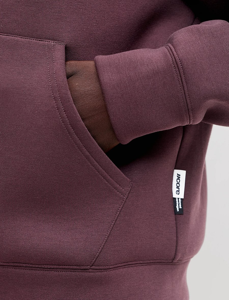 Jack & Jones - JCOLEGACY SWEAT SCUBA ZIP HOOD NOOS - kapuzenpullover - fudge - 5