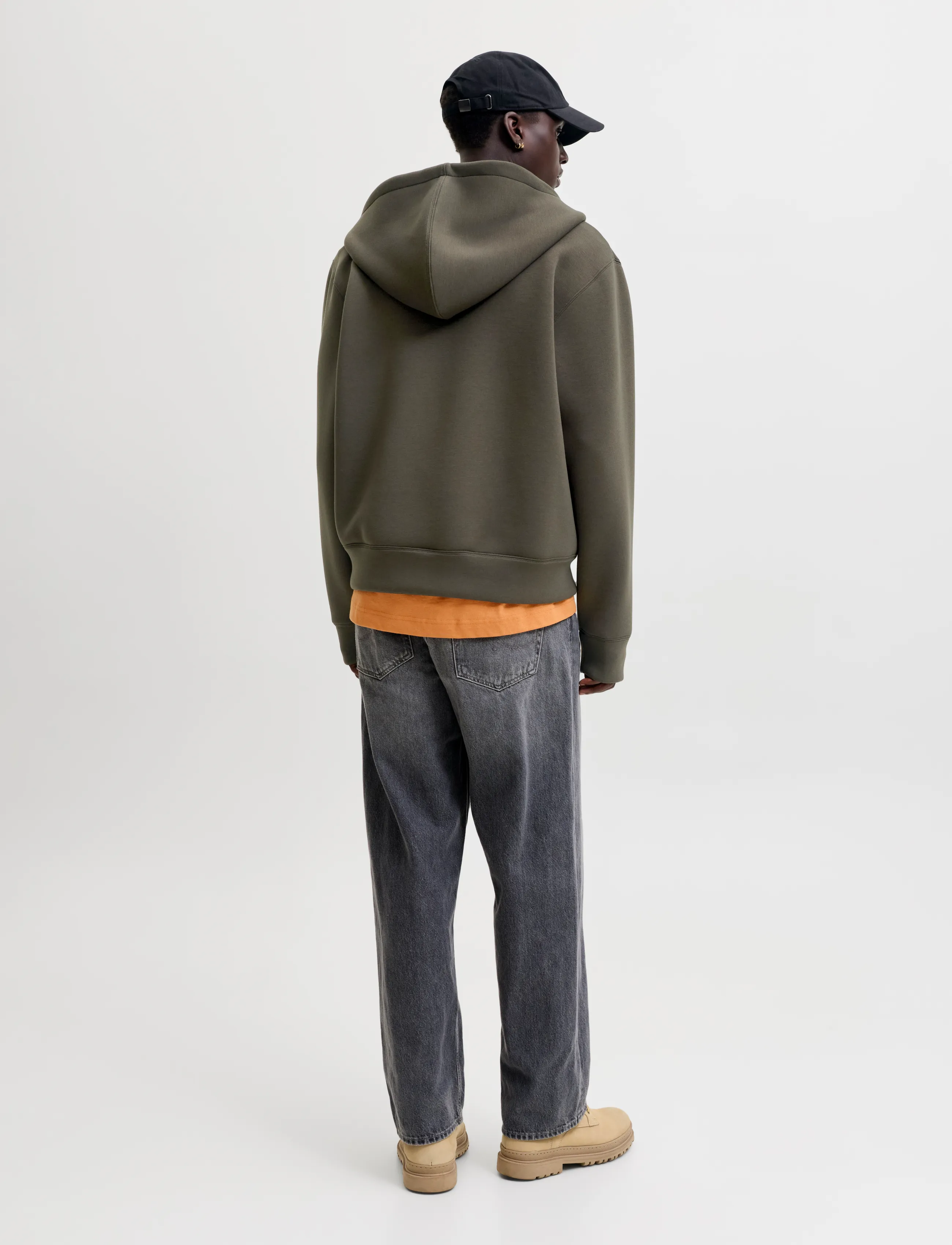 Jack & Jones - JCOLEGACY SWEAT SCUBA ZIP HOOD NOOS - kapuzenpullover - peat - 3