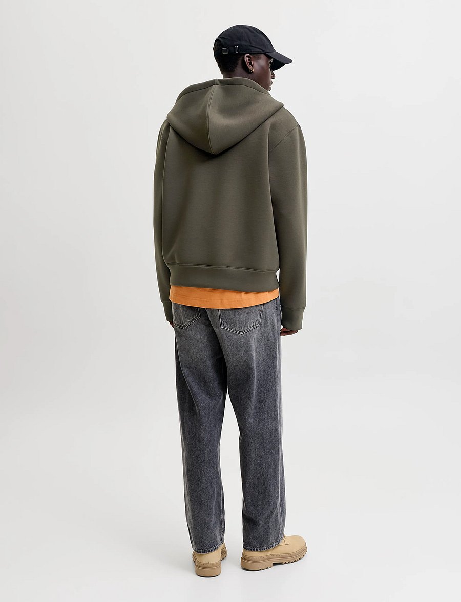 Jack & Jones - JCOLEGACY SWEAT SCUBA ZIP HOOD NOOS - kapuzenpullover - peat - 3