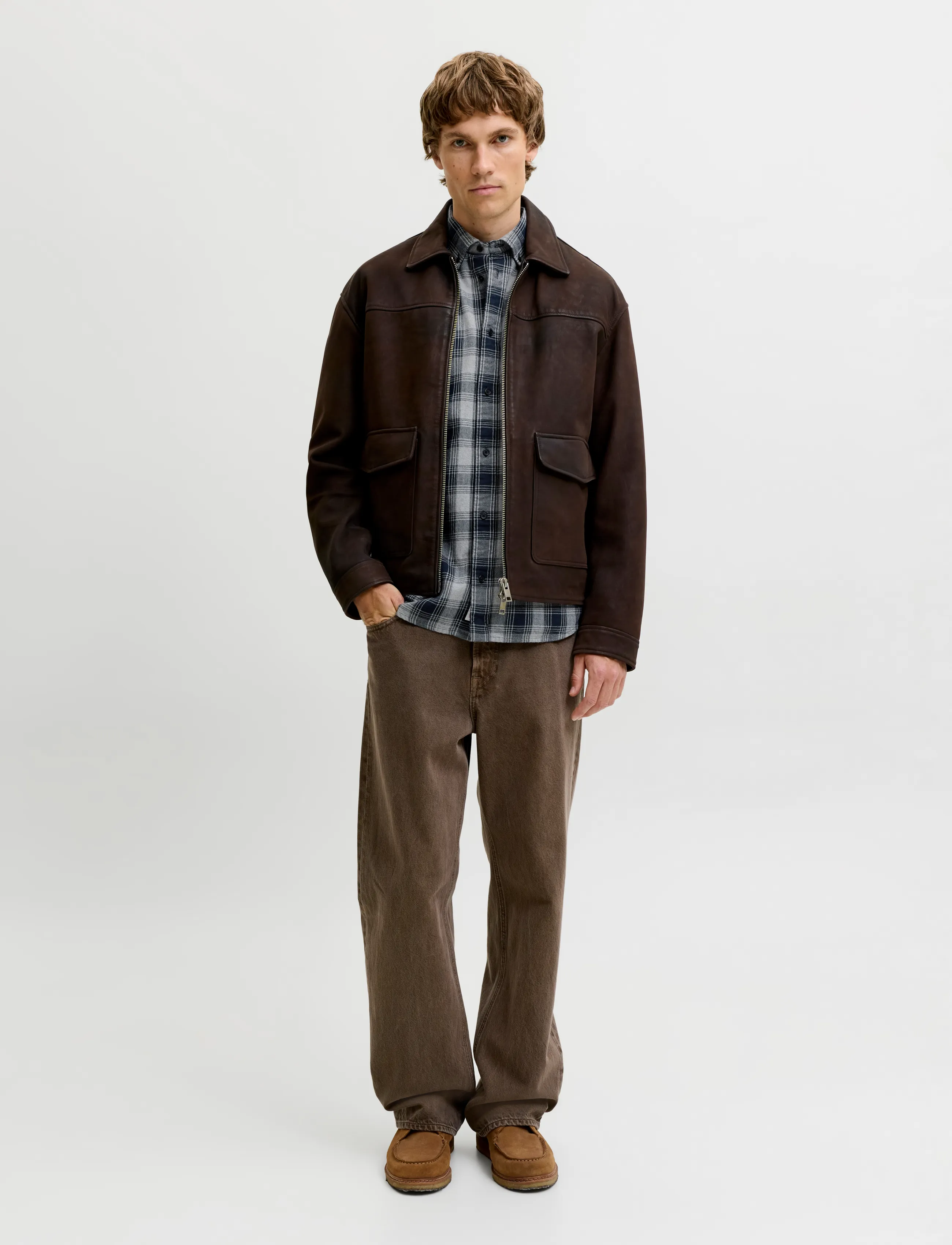 Jack & Jones - JPRBLUHARVEY CHECK L/S SHIRT SN - flanellsärgid - dark navy - 3
