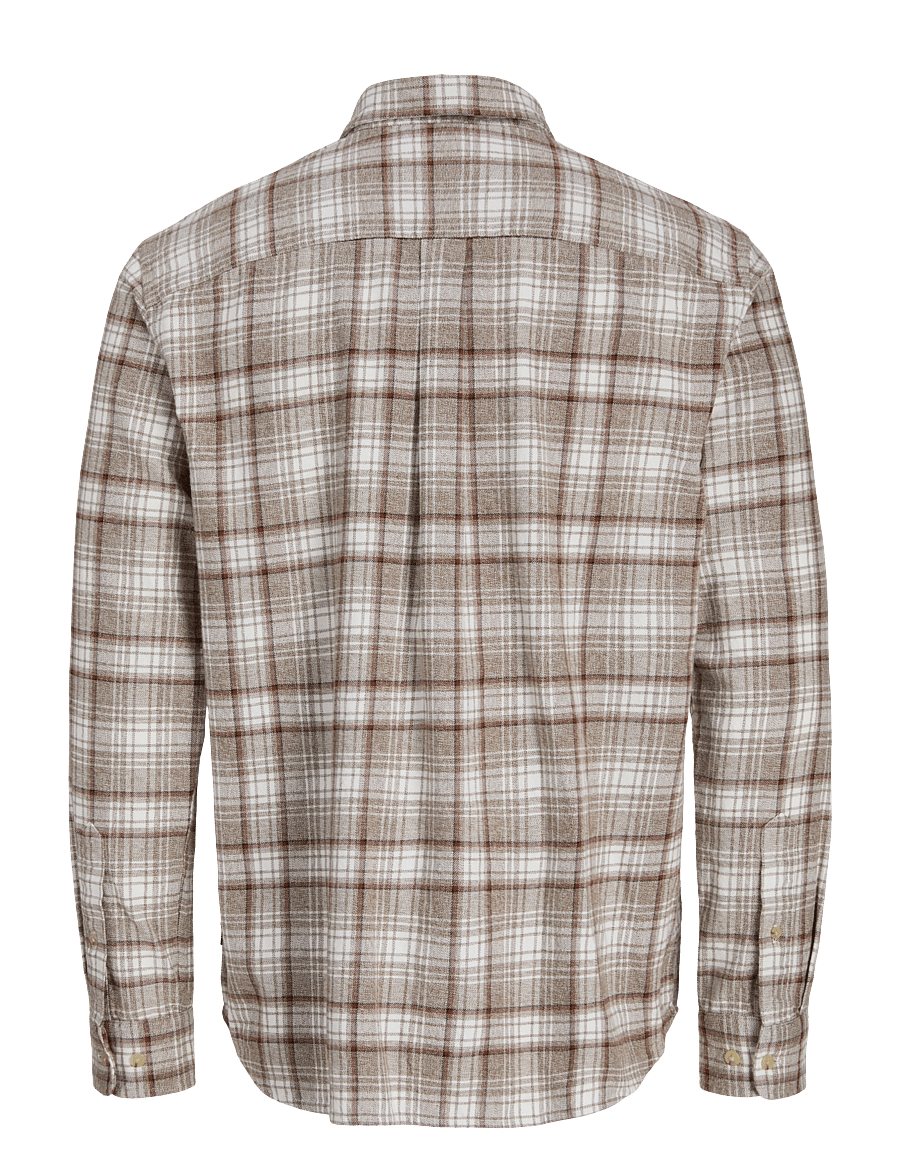 Jack & Jones - JPRBLUHARVEY CHECK L/S SHIRT SN - flanellsärgid - plaza taupe - 2