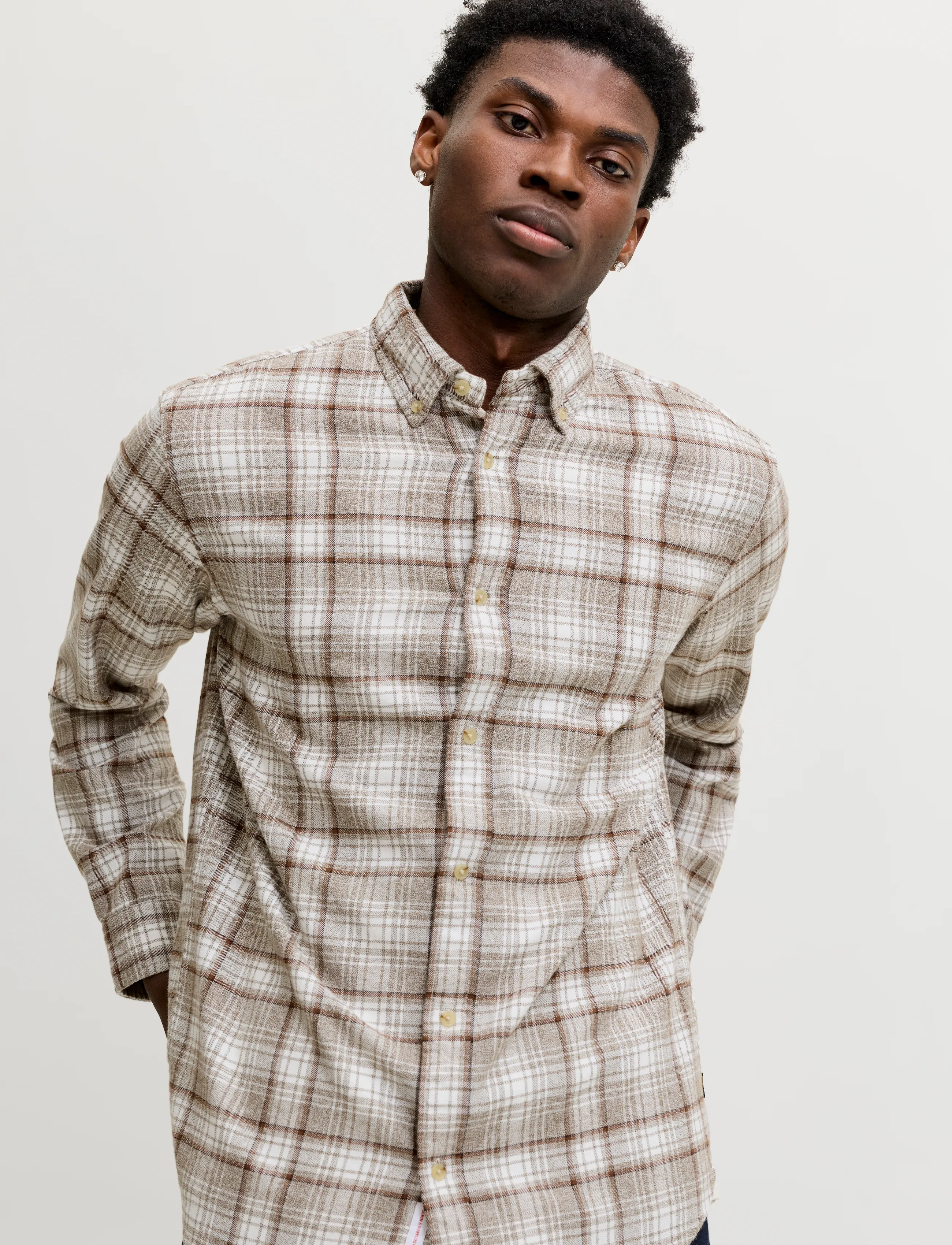 JACK & JONES Jprbluharvey Check L/S Shirt Sn casual skjortor herr – bild 5
