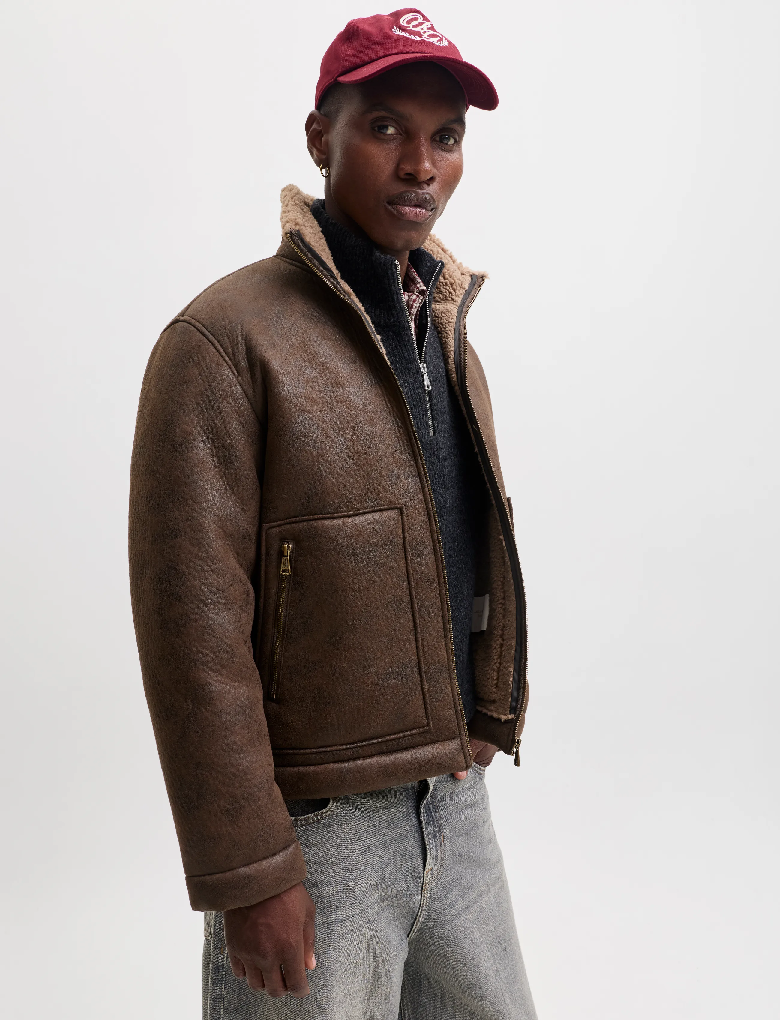 JACK & JONES Jorsalamanco Flight Jacket Sn bomberjackor herr – bild 5