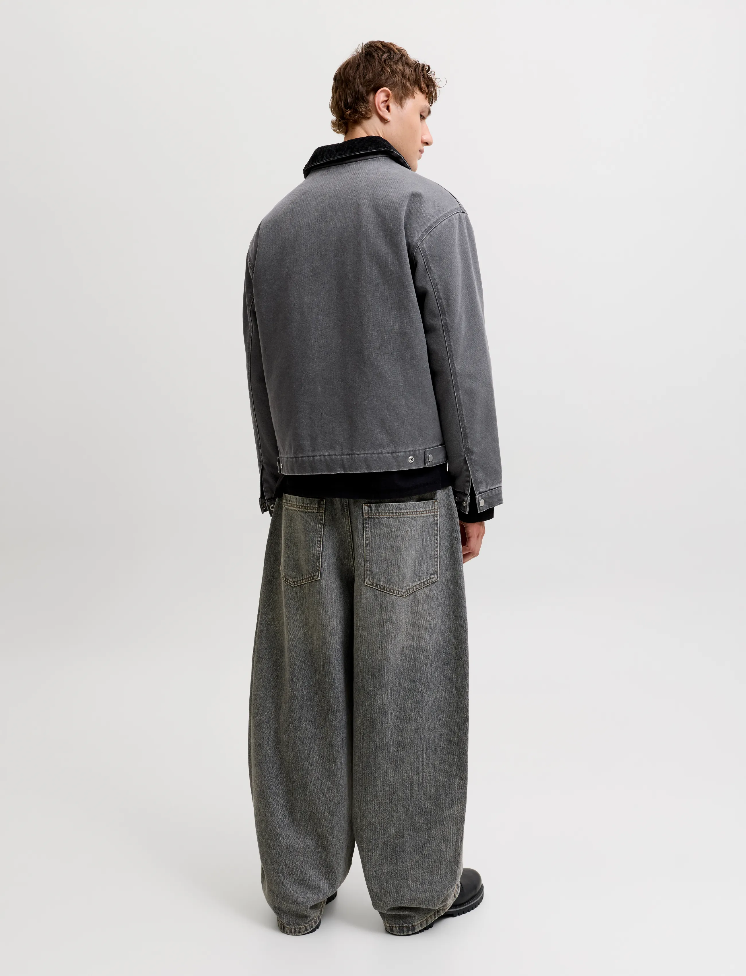 Jack & Jones - JORCHAMBERI WORKER JACKET SN - efterårsjakker - asphalt - 3