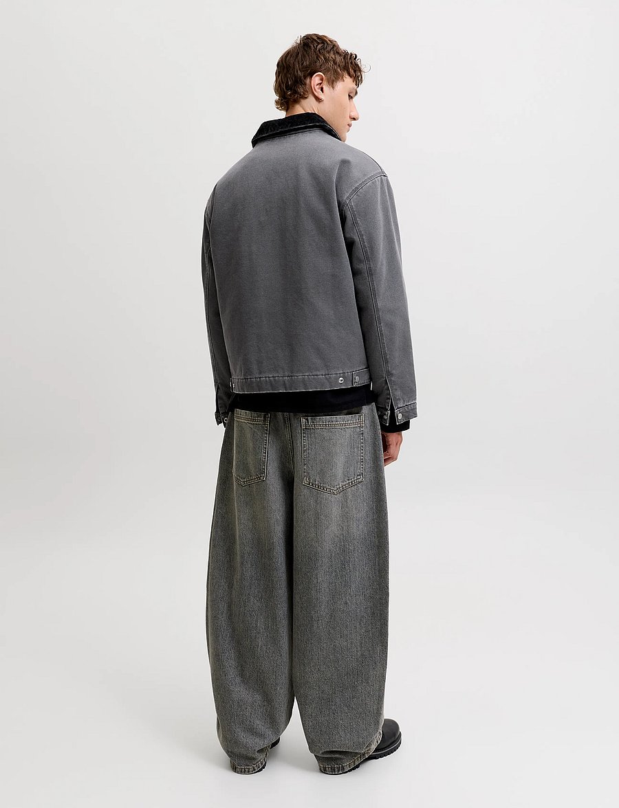 Jack & Jones - JORCHAMBERI WORKER JACKET SN - efterårsjakker - asphalt - 3
