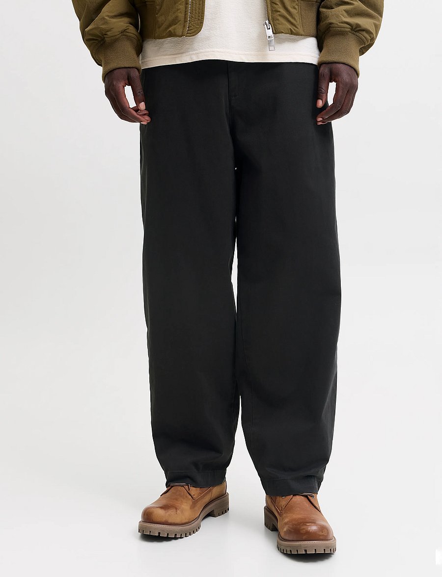 Jack & Jones - JPSTEVAN ELVARO JOGGER NOOS - chino-püksid - black - 0