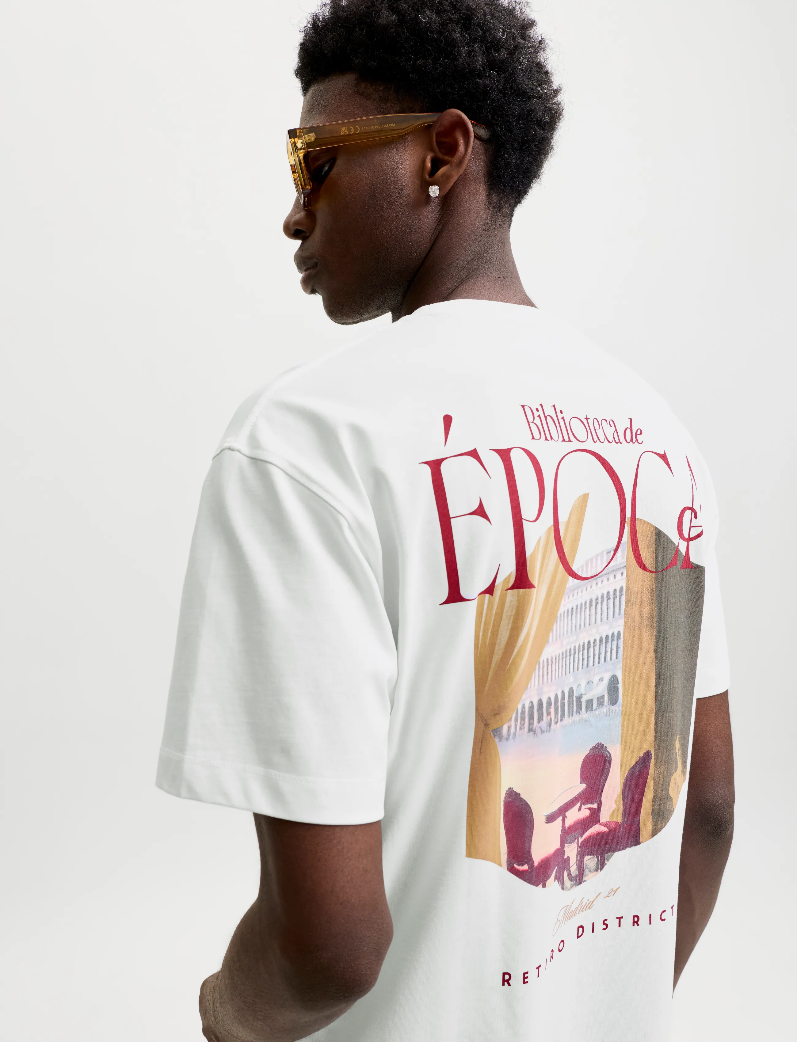 JACK & JONES Jorsalamanco Photo Back Tee Ss Cn Sn t-shirts med tryck herr – bild 5