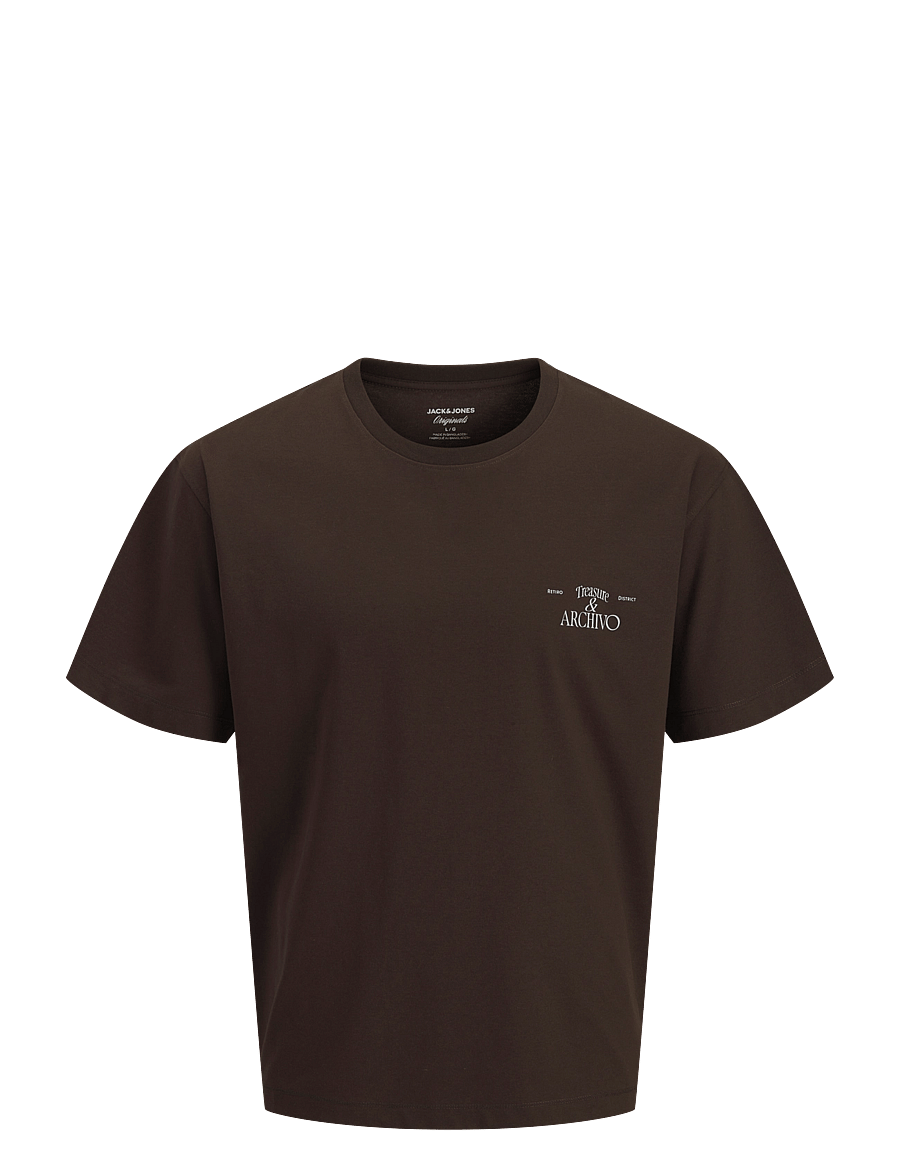 Jack & Jones - JORSALAMANCO PHOTO BACK TEE SS CN SN - kortærmede t-shirts - java - 1