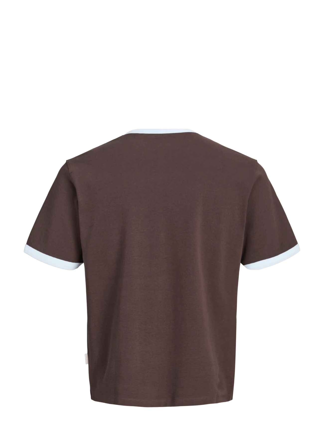Jack & Jones - JORCHAMBERI RINGER TEE SS CREW NECK - kurzärmelige t-shirts - java - 1