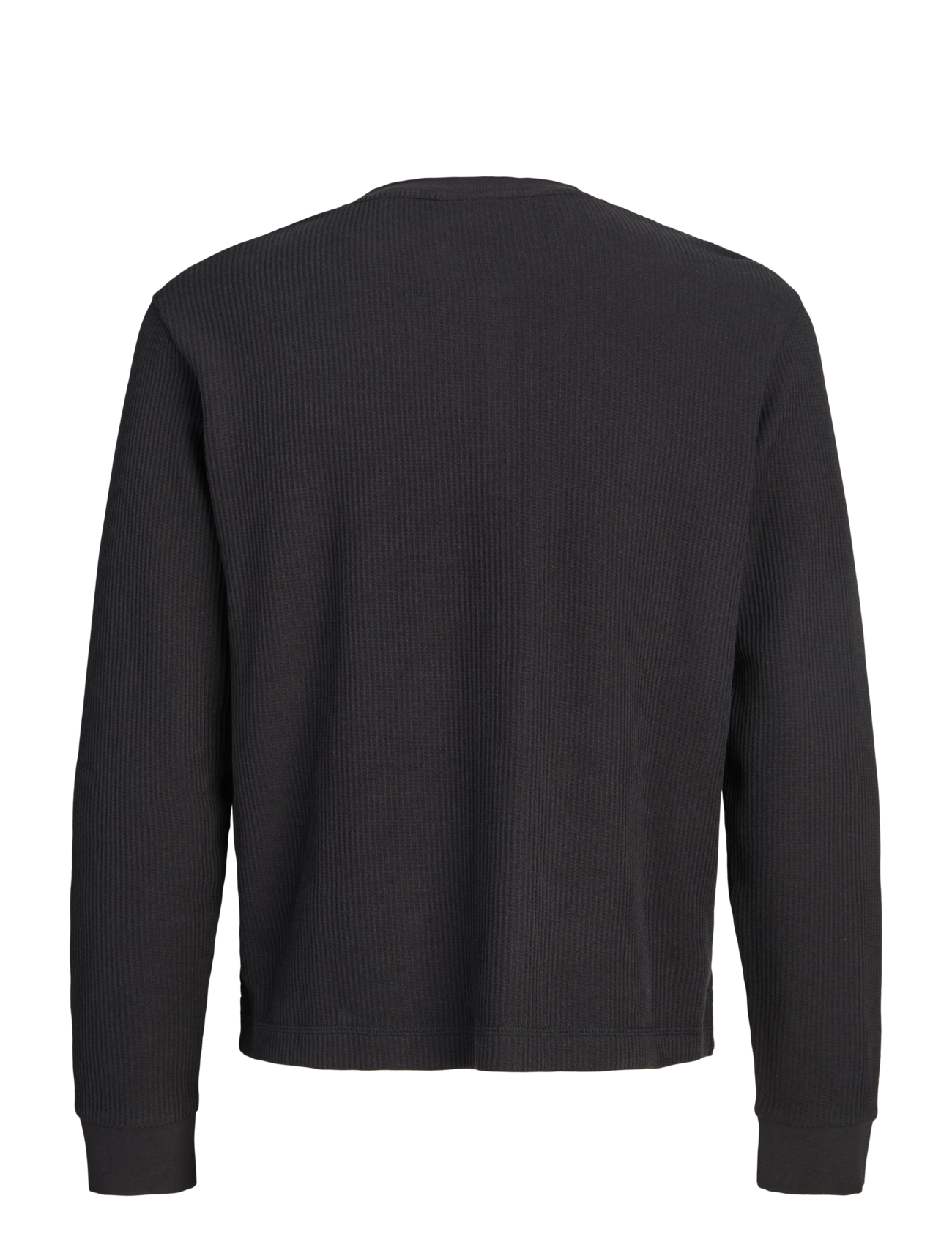Jack & Jones - JORNORREBRO HENLEY LS TEE SN - black - 2