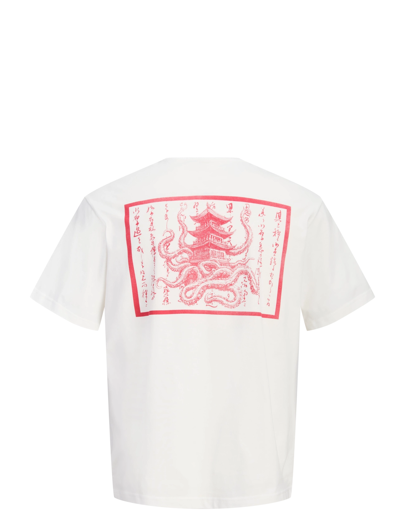 Jack & Jones - JORJAPAN BACK TEE SS CREW NECK TG - cloud dancer - 1