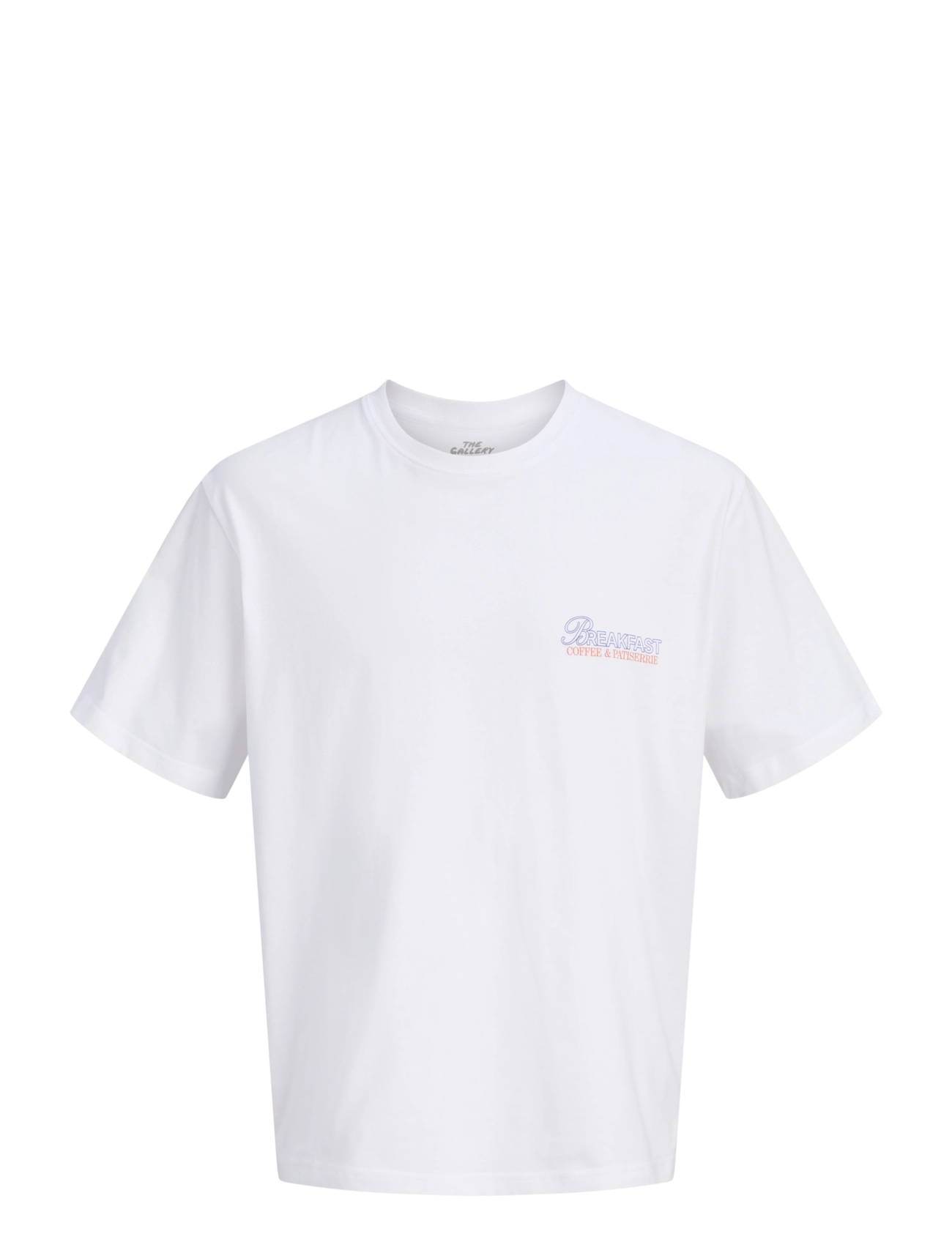 Jack & Jones - JORSKETCH TEE SS CREW NECK TG - kurzärmelige t-shirts - bright white - 1