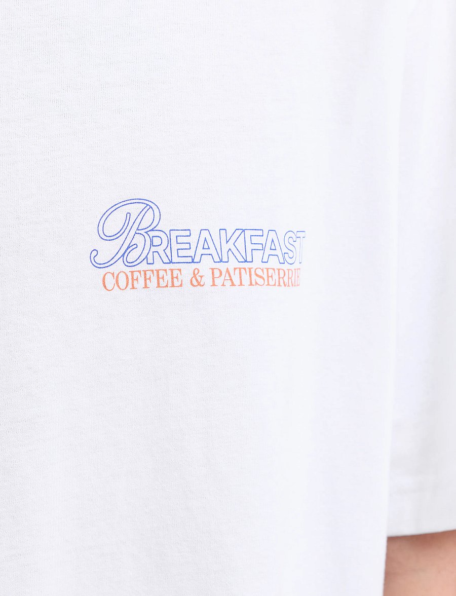 Jack & Jones - JORSKETCH TEE SS CREW NECK TG - kurzärmelige t-shirts - bright white - 5