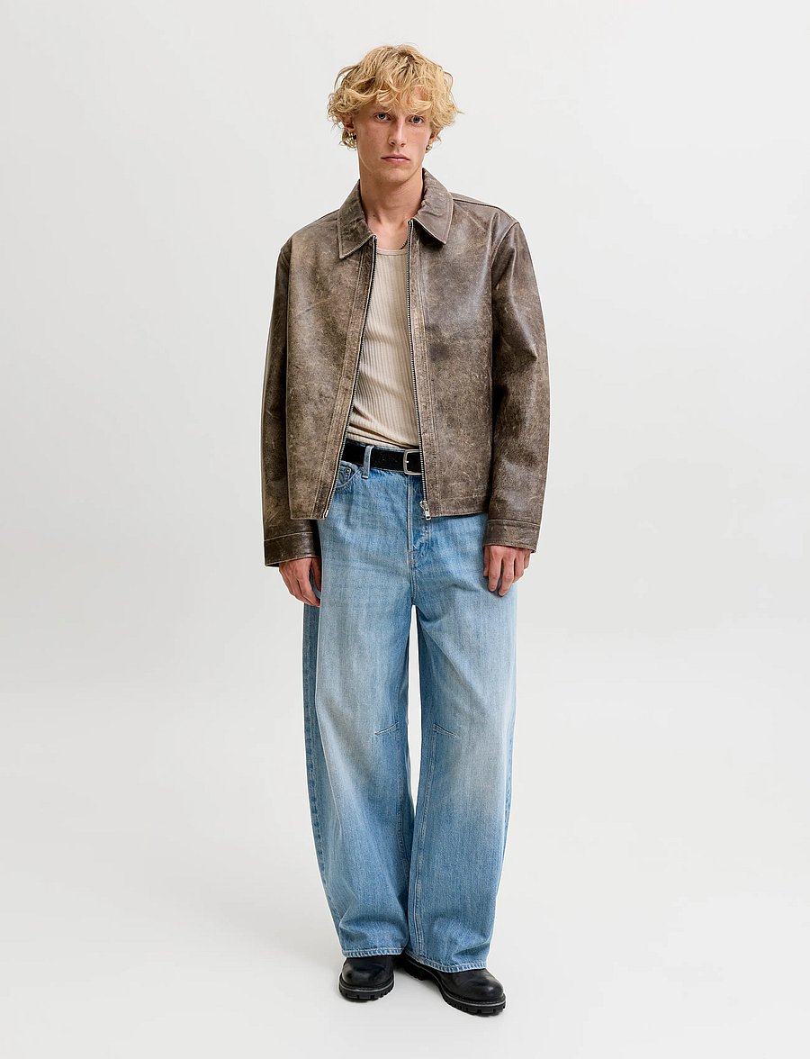 Jack & Jones - JJIJOEY JJJADEN SBD 624 LN - loose jeans - blue denim - 4