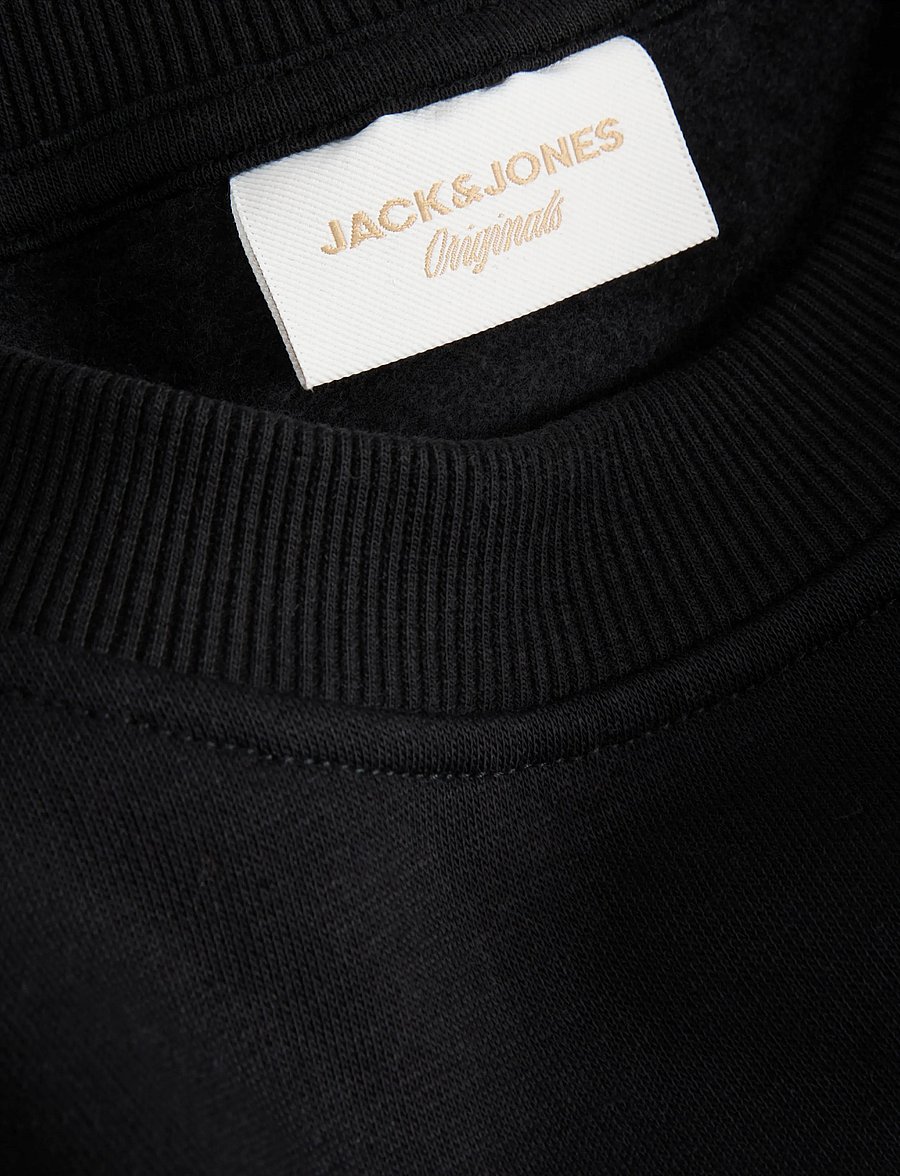 Jack & Jones - JORFREDERIKSBERG BRANDING SWEAT CN FST - kollektioner - black - 2