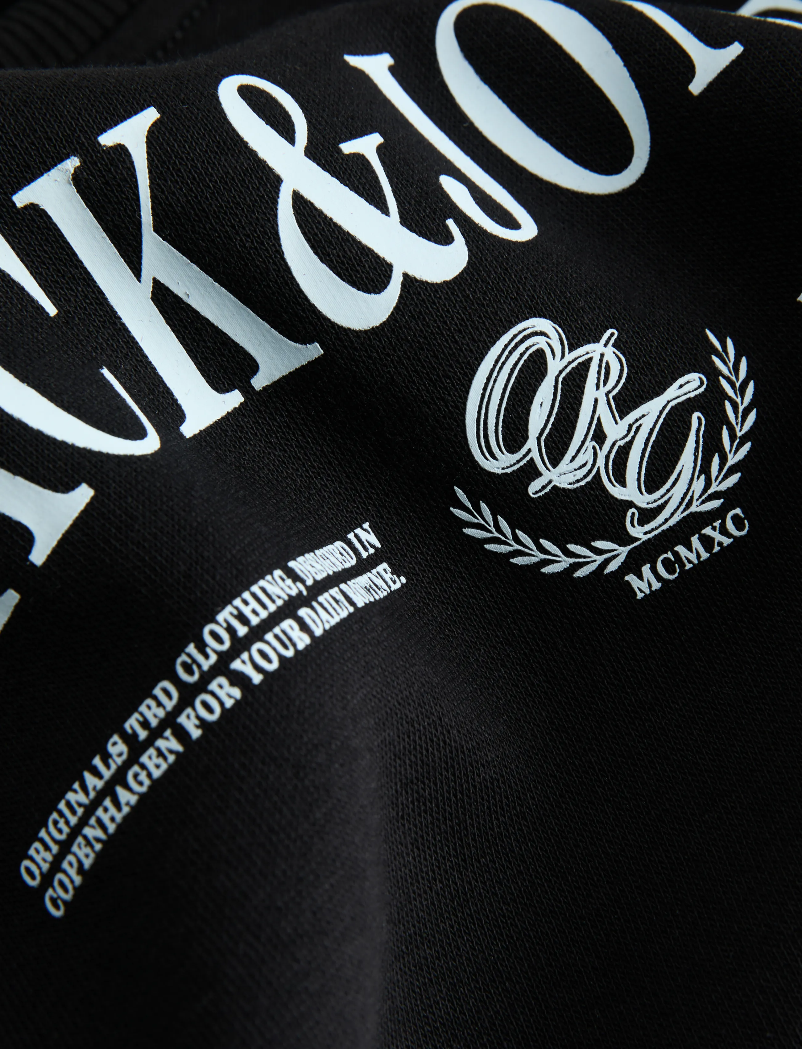 Jack & Jones - JORFREDERIKSBERG BRANDING SWEAT CN FST - kollektioner - black - 3