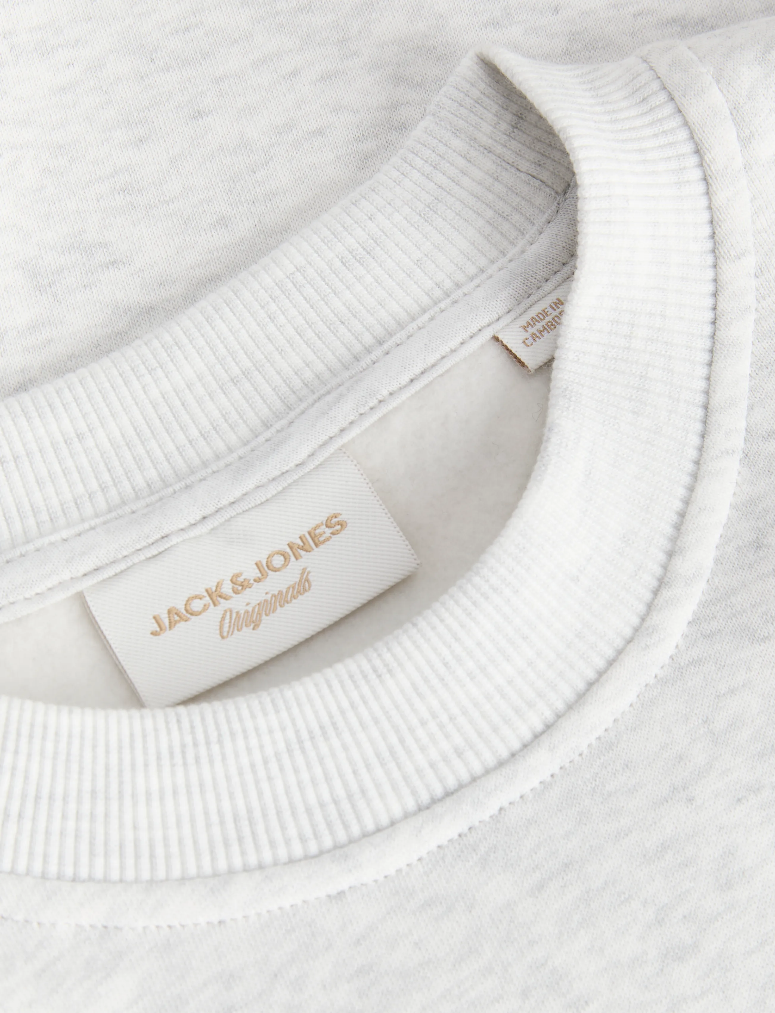 Jack & Jones - JORFREDERIKSBERG BRANDING SWEAT CN FST - collections - bright white - 3