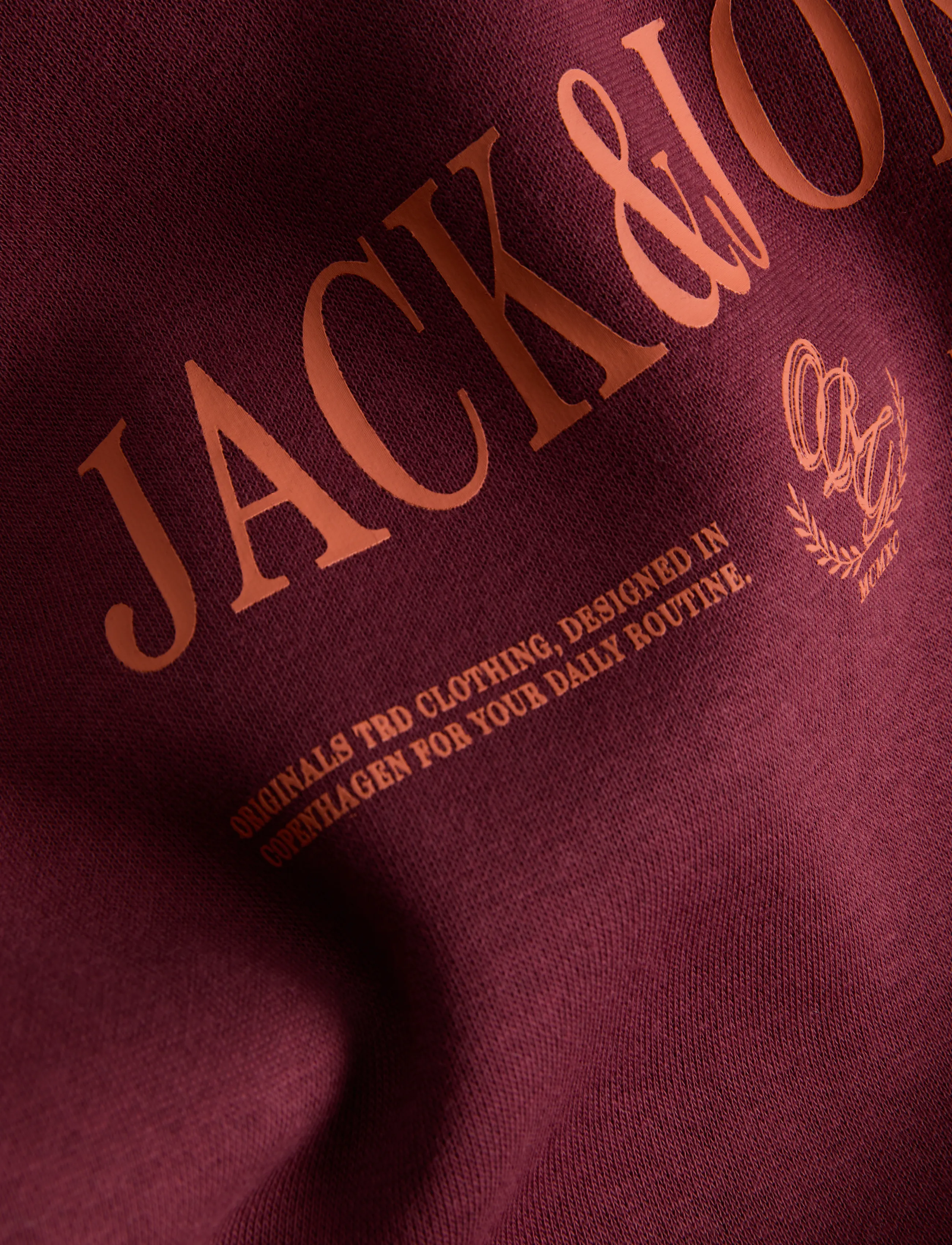 Jack & Jones - JORFREDERIKSBERG BRANDING SWEAT CN FST - sweatshirts - chocolate truffle - 3