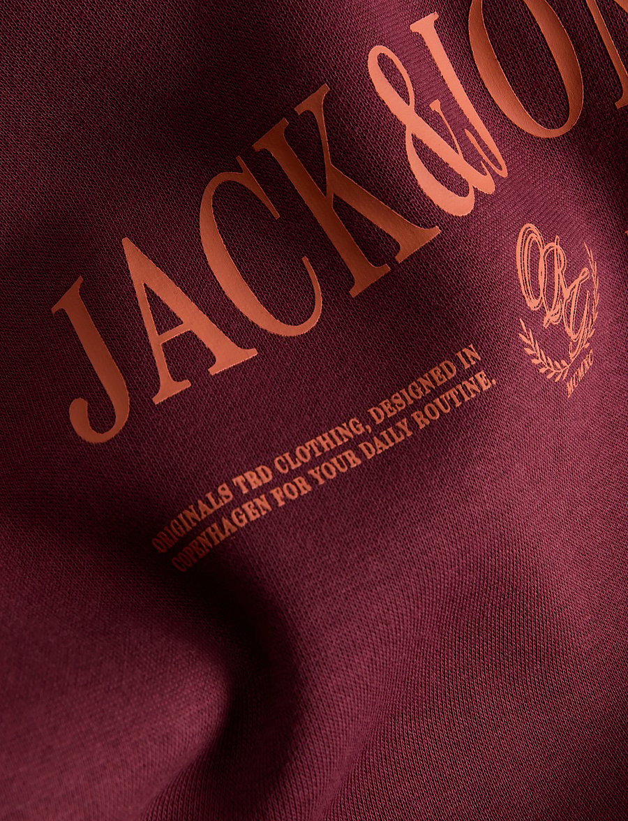 Jack & Jones - JORFREDERIKSBERG BRANDING SWEAT CN FST - sweatshirts - chocolate truffle - 3