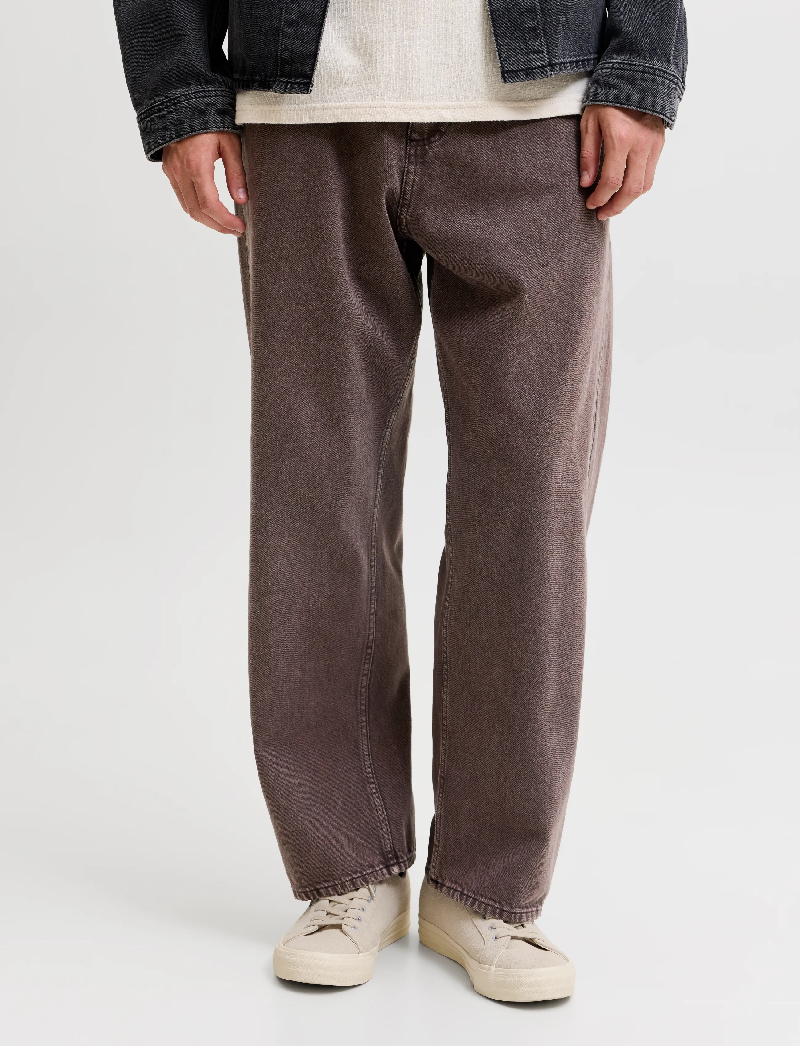 Jack & Jones JPSTALEX ANTONIO ORIGINAL PANTS SN - Freizeithosen - GANACHE / brown
